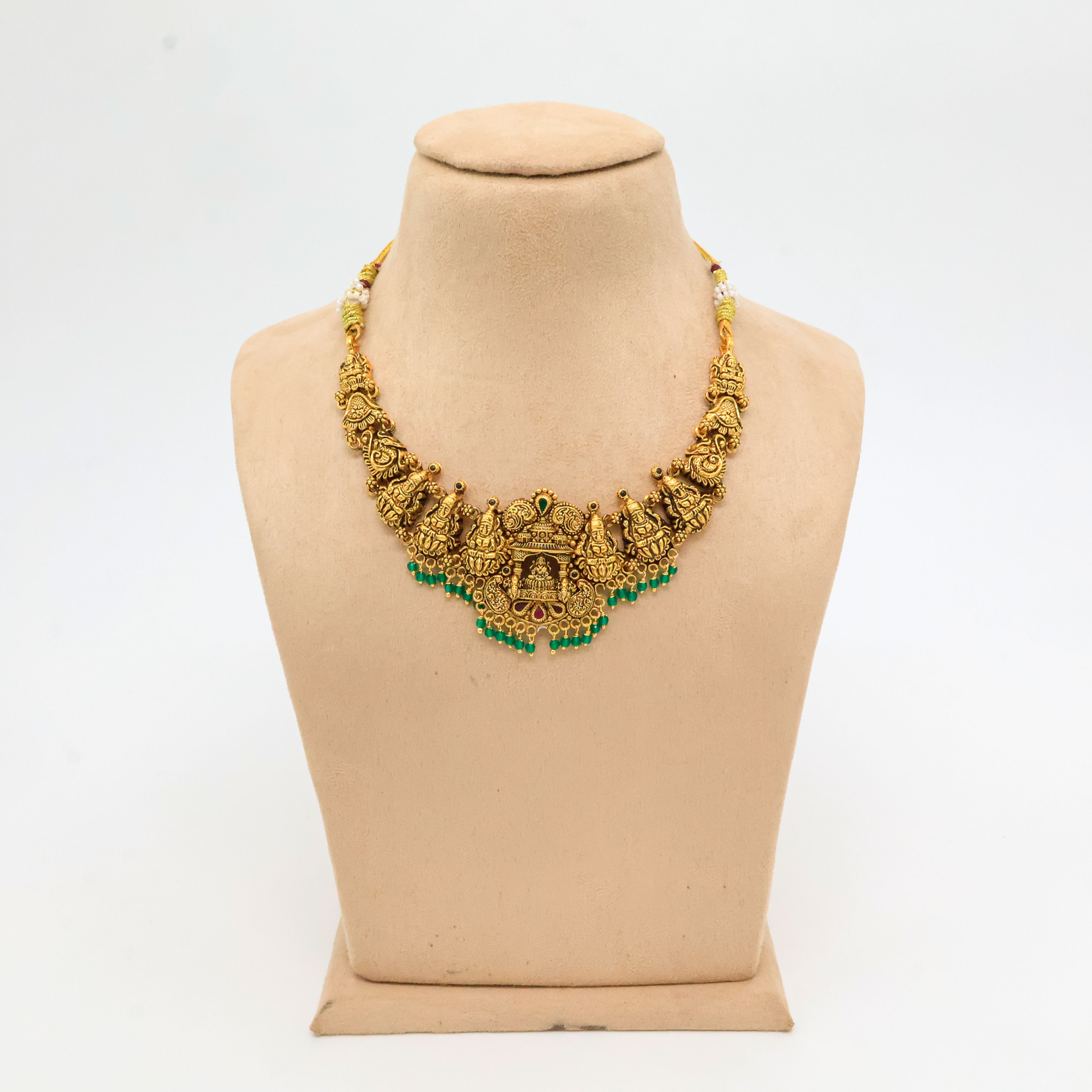 Arham Silver Palace - Gold Lakshmi Necklace