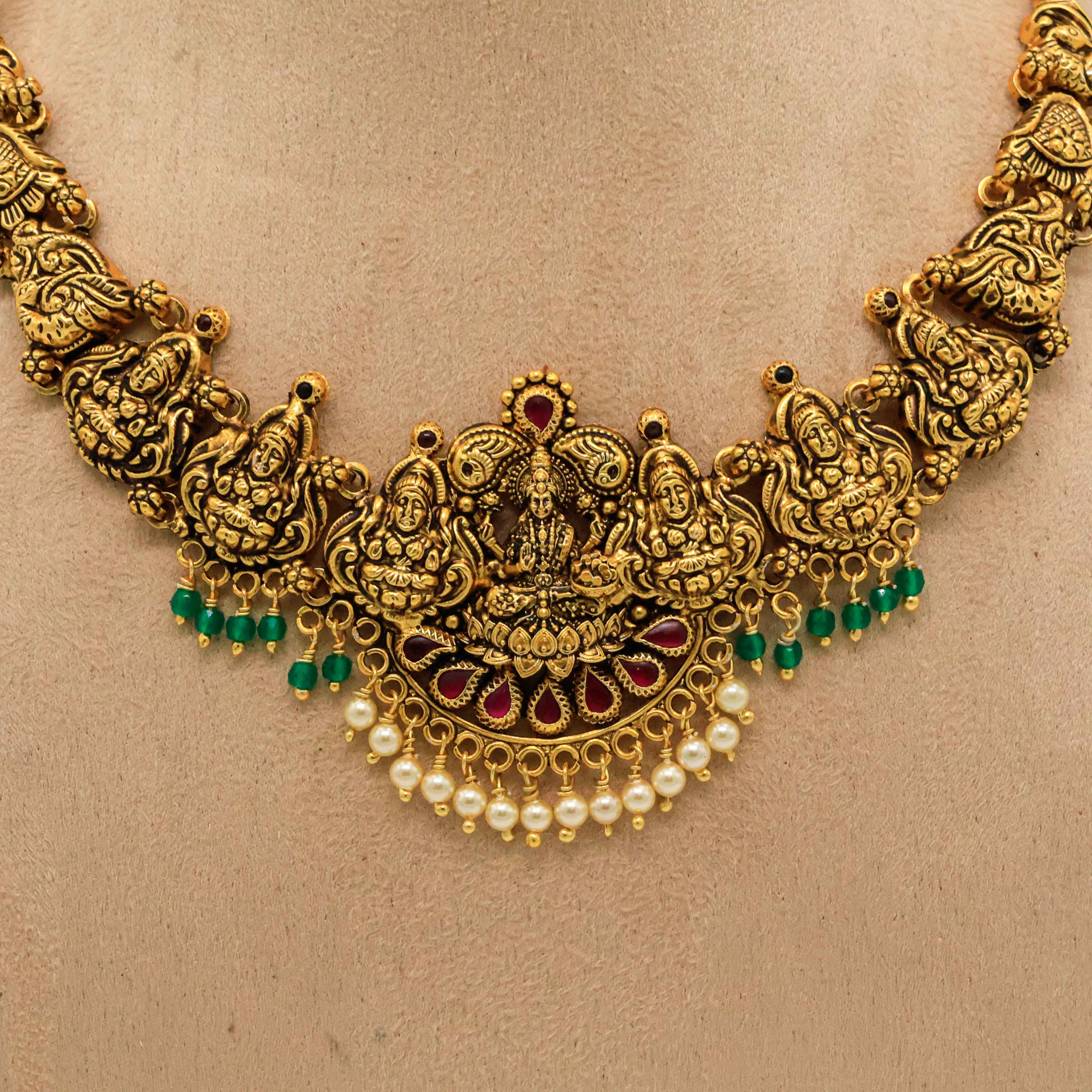 Arham Silver Palace - Gold Plated Necklace