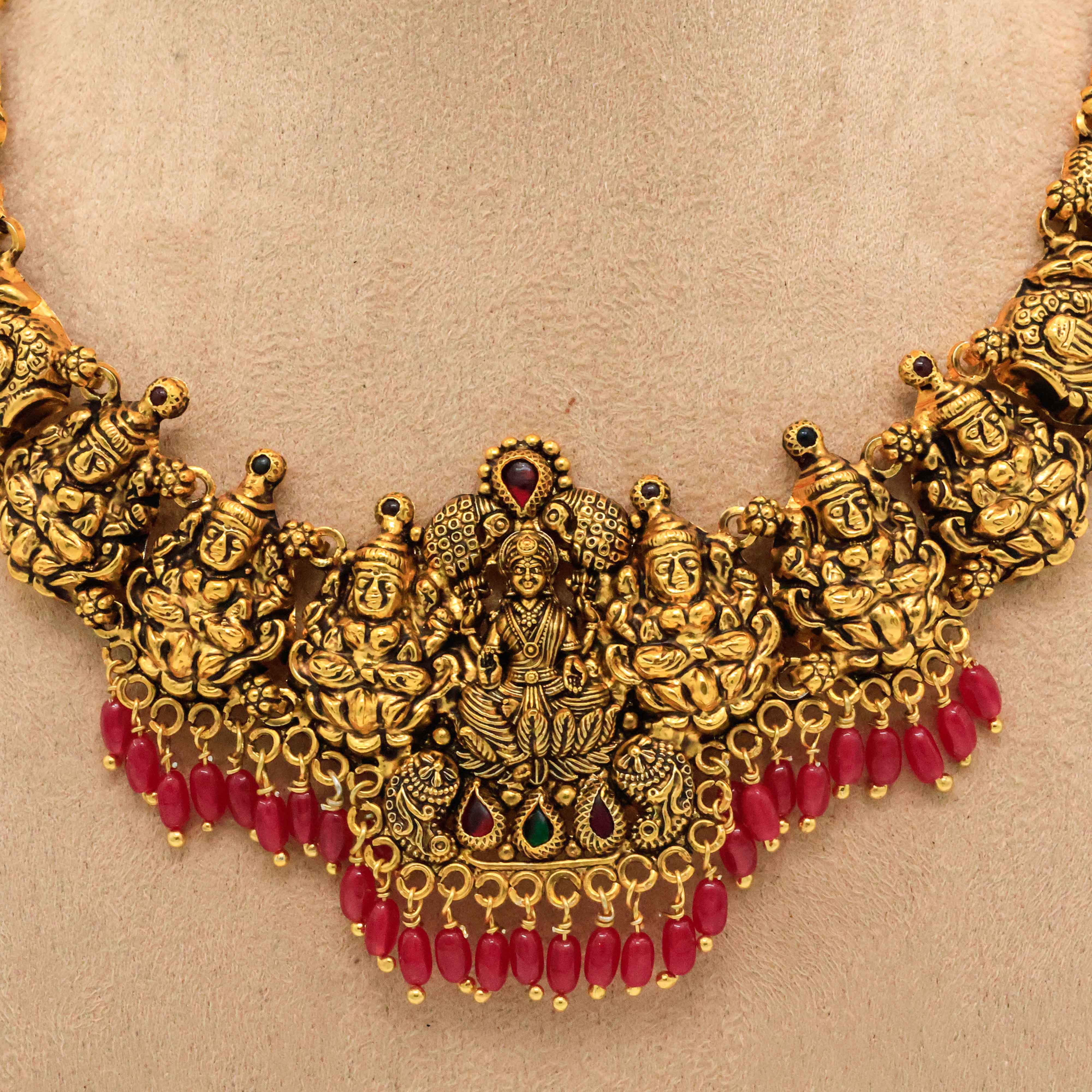 Arham Silver Palace - Gold Plated Necklace