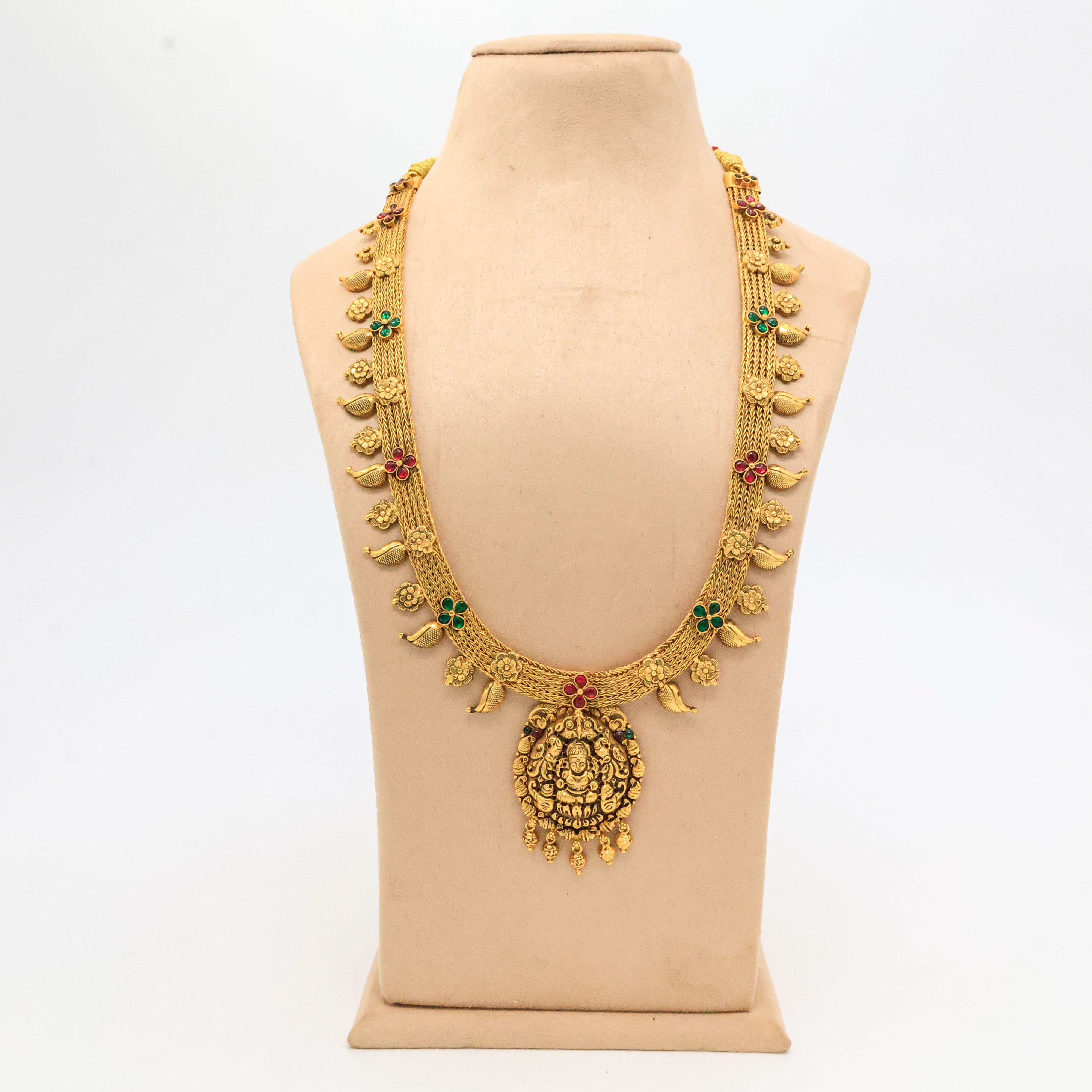 Arham Silver Palace - Gold Temple Necklace