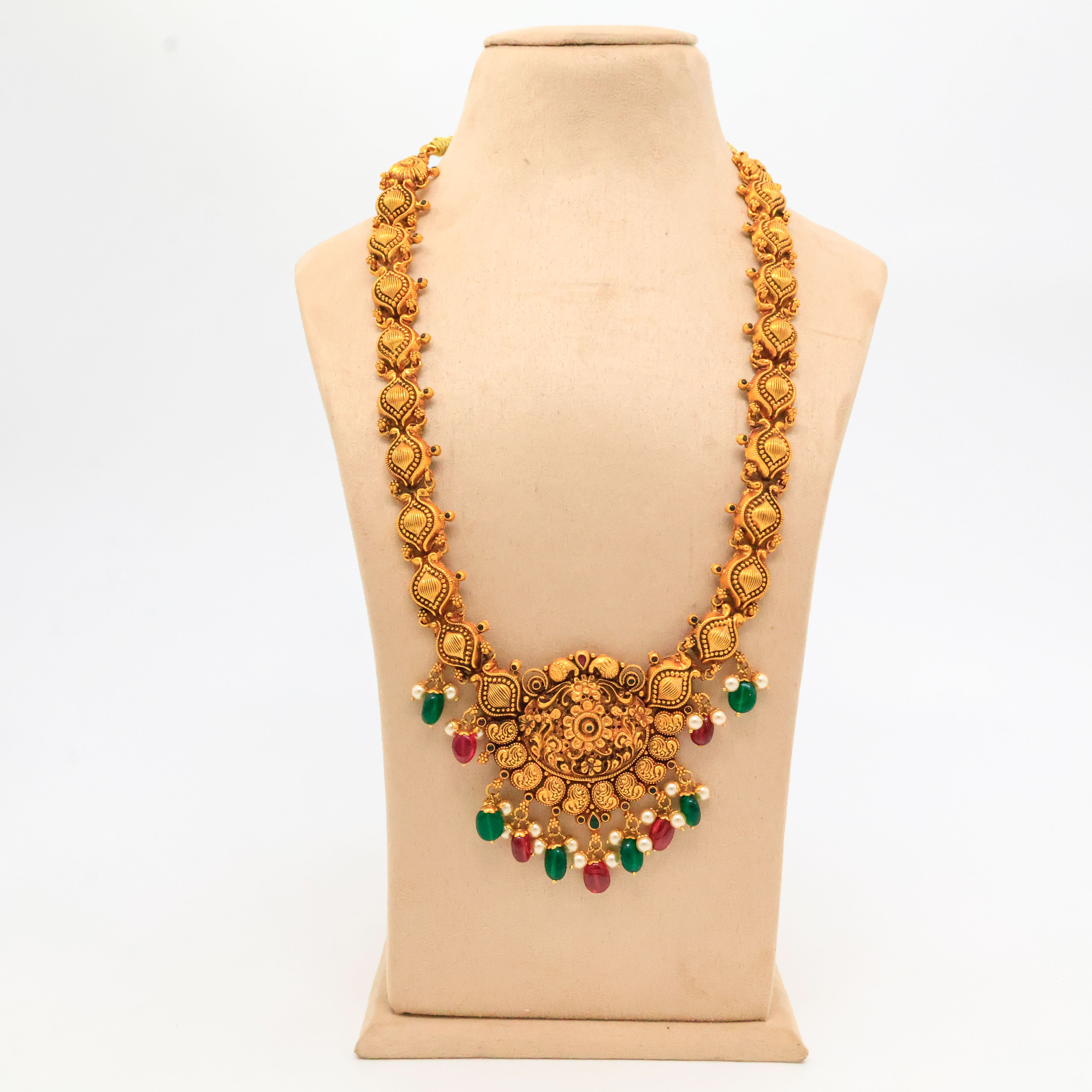 Arham Silver Palace - Gold Polish Necklace