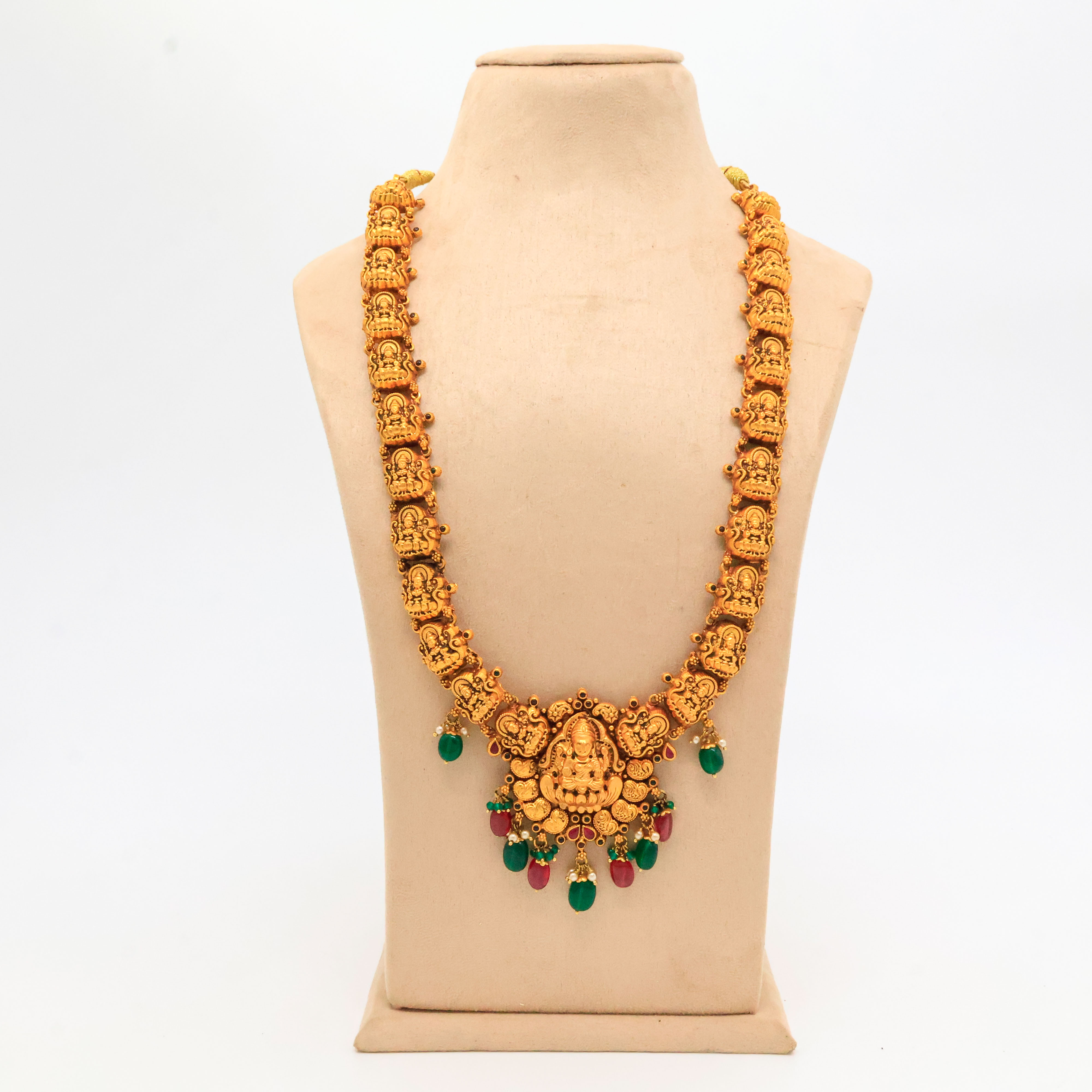Arham Silver Palace - Gold Lakshmi Necklace