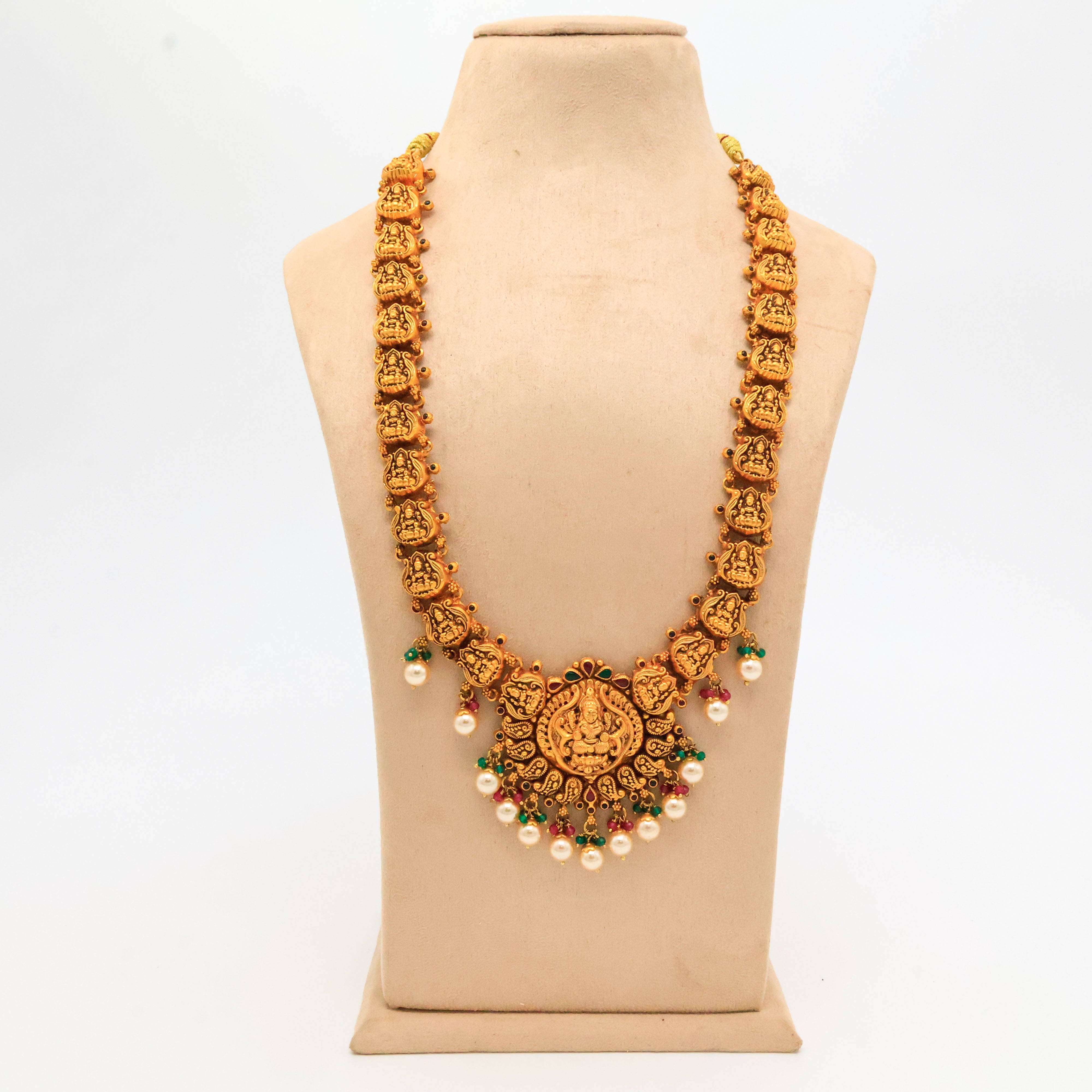 Arham Silver Palace - Gold Lakshmi Necklace