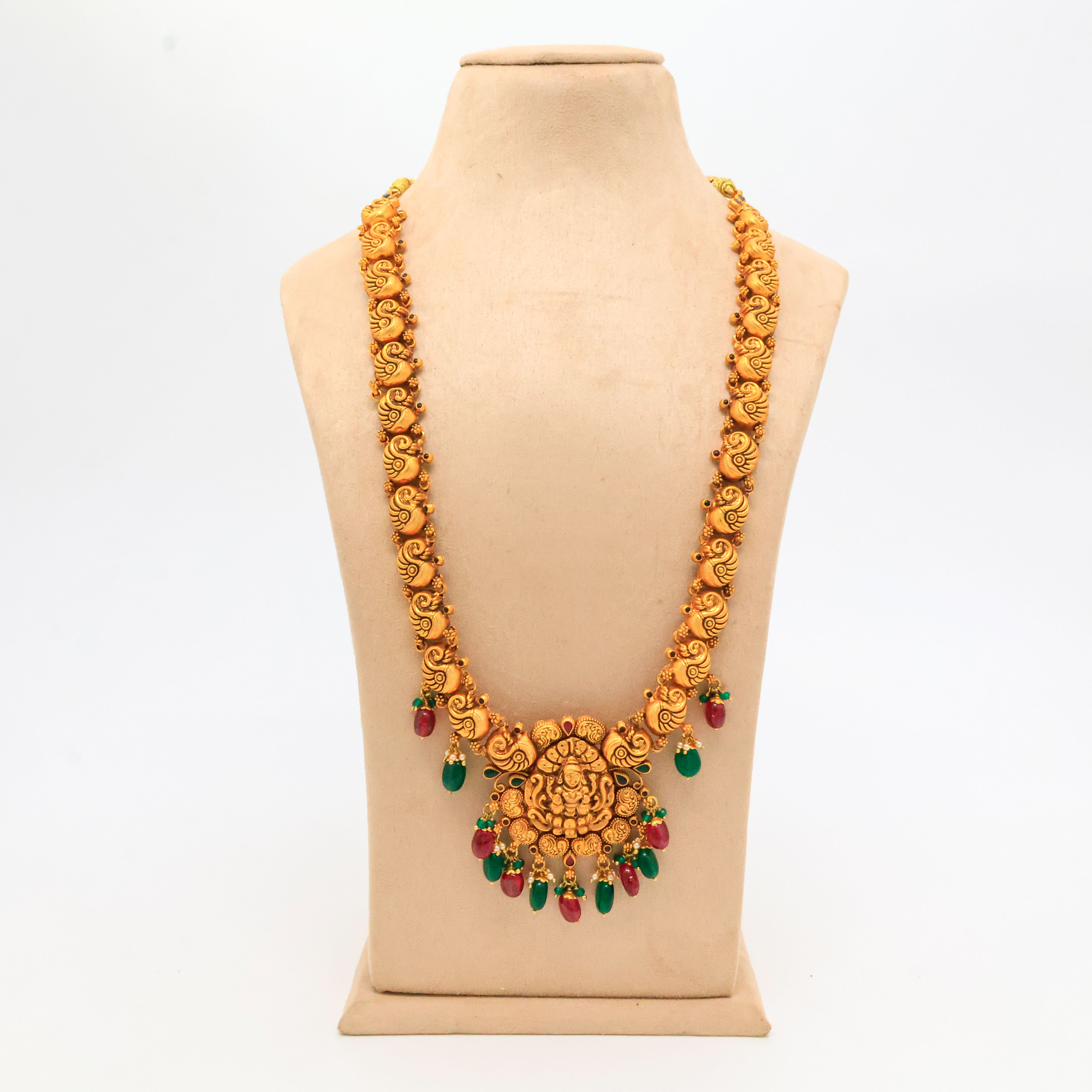 Arham Silver Palace - Gold Temple Necklace