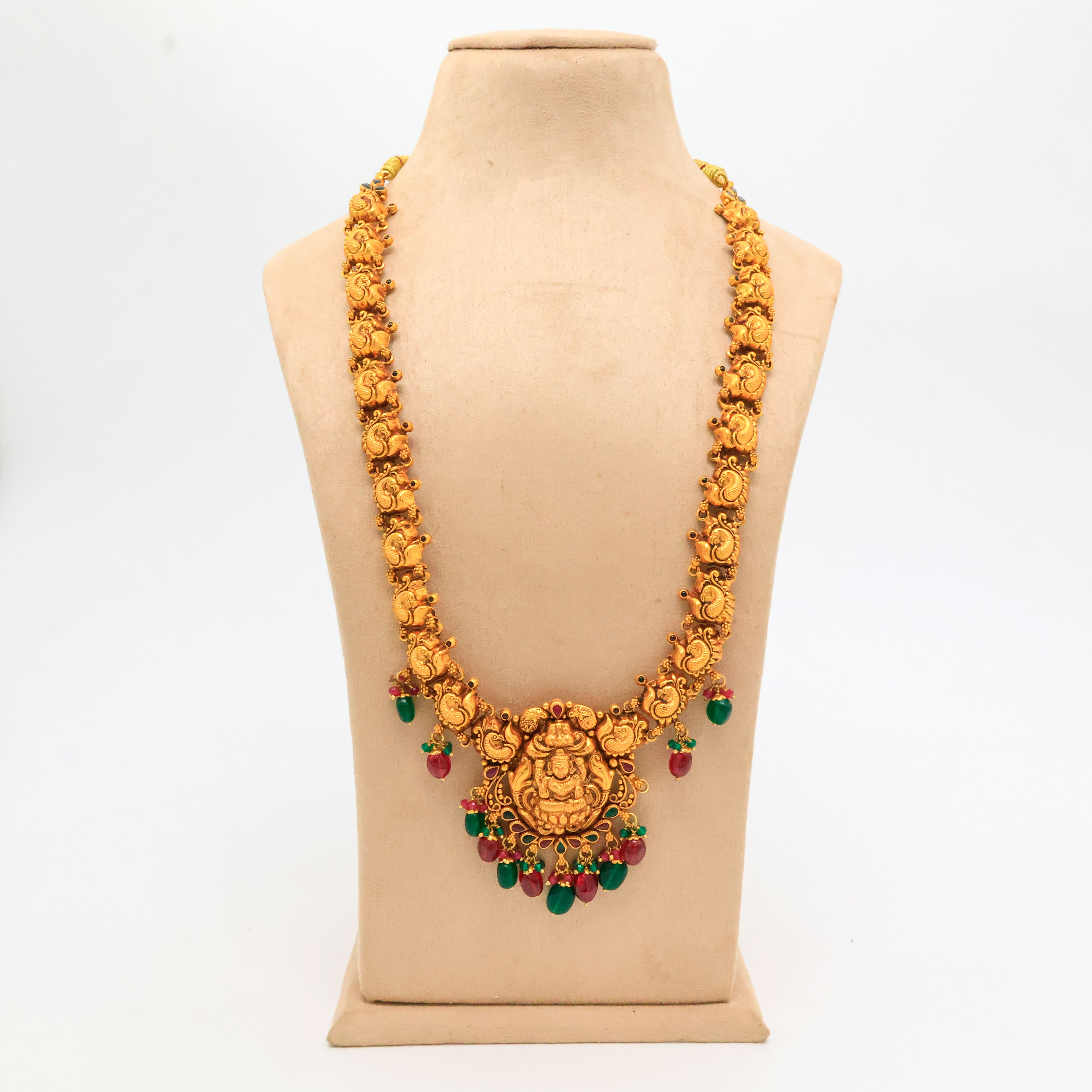 Arham Silver Palace - Gold Ganesha Necklace