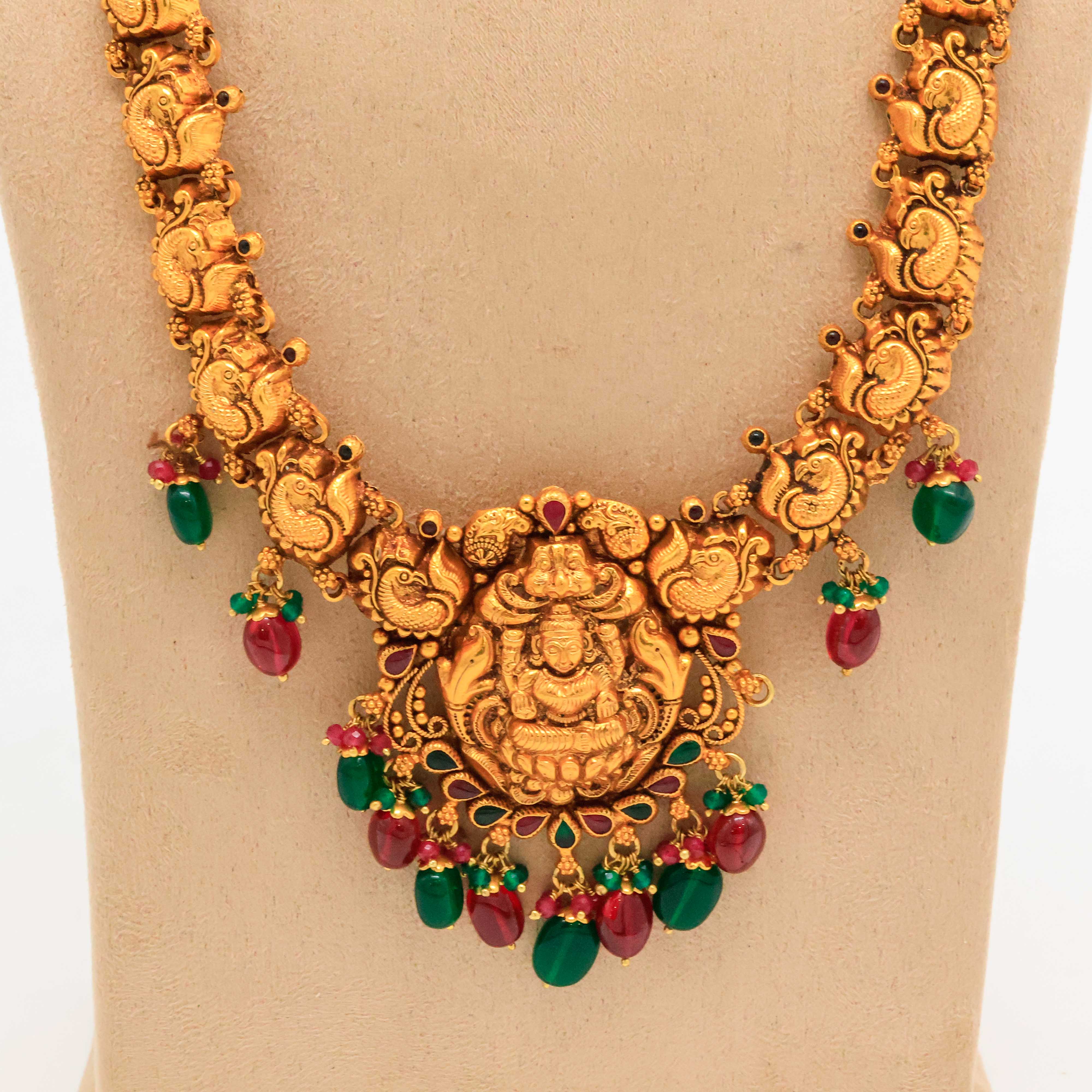 Arham Silver Palace - Gold Ganesha Necklace