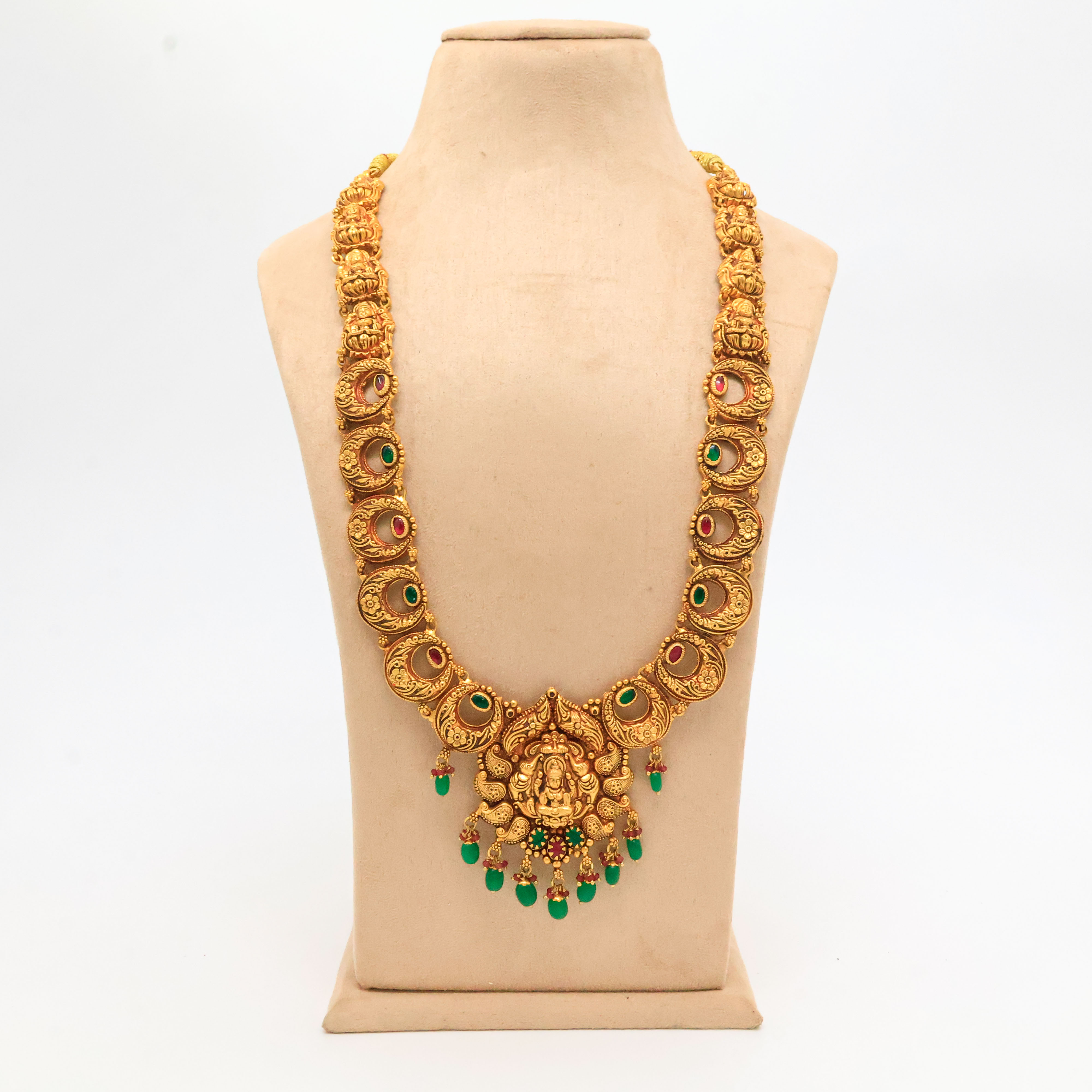 Arham Silver Palace - Gold Temple Necklace