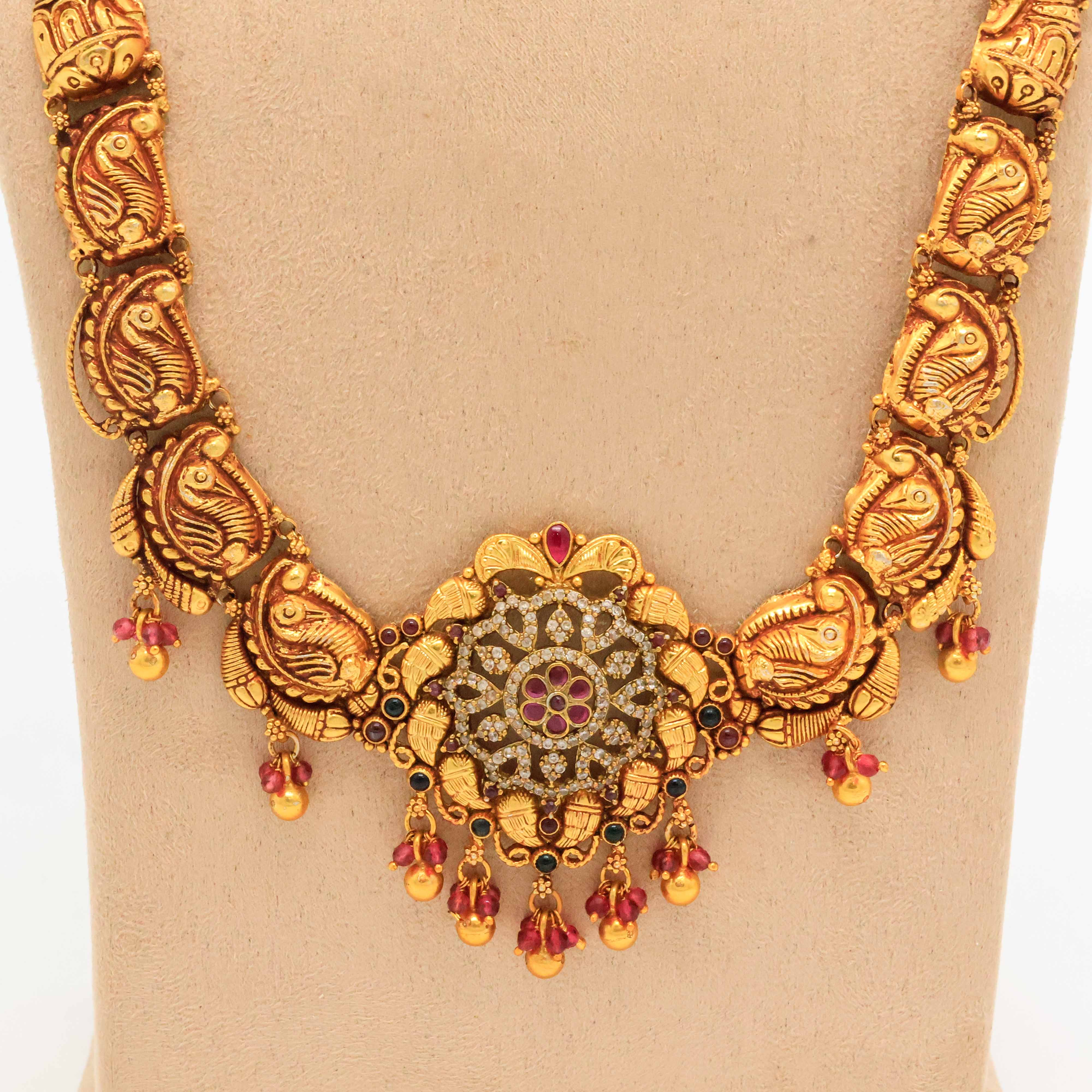 Arham Silver Palace - Gold Plated Necklace
