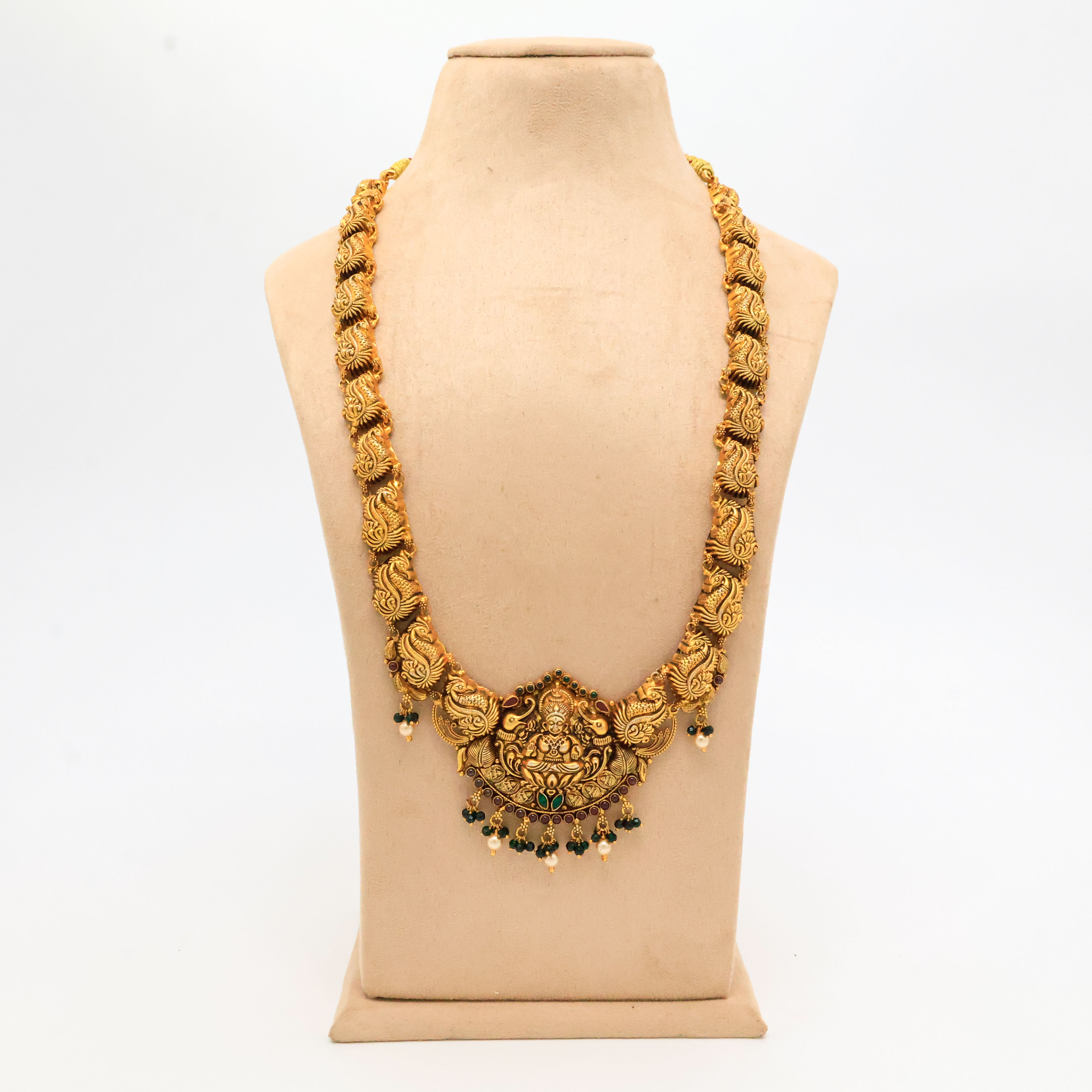 Arham Silver Palace - Gold Temple Necklace