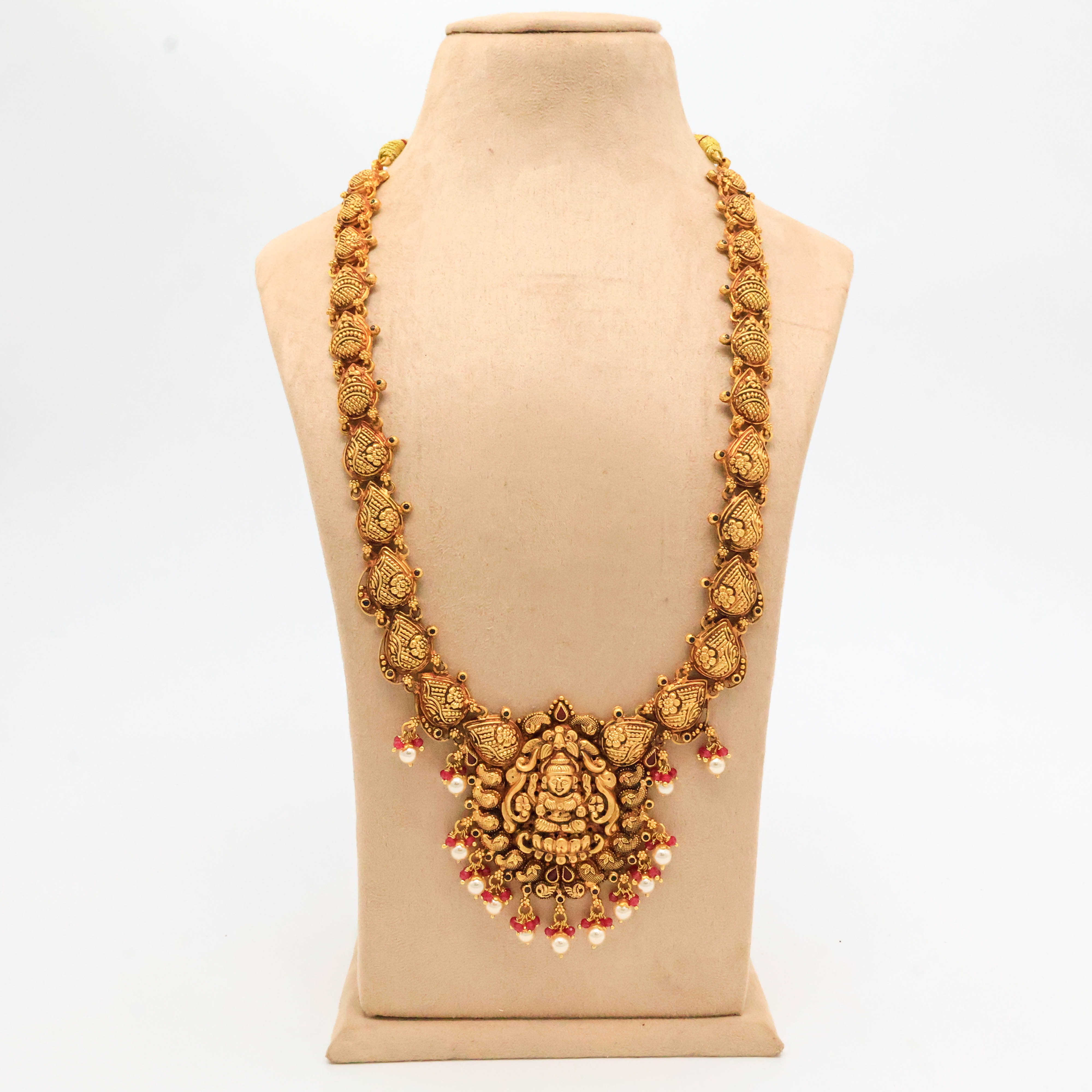 Arham Silver Palace - Gold Temple Necklace