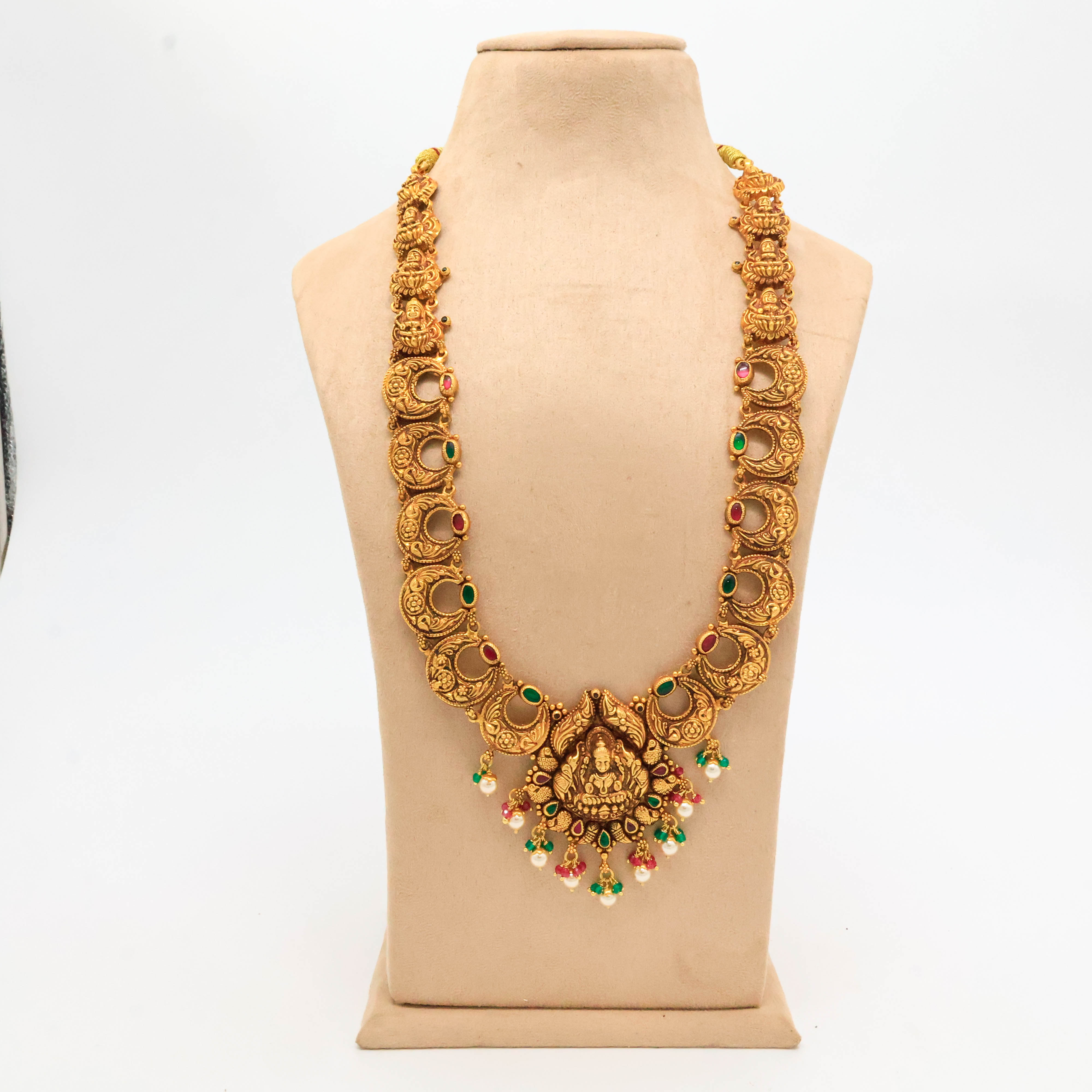 Arham Silver Palace - Gold Temple Necklace