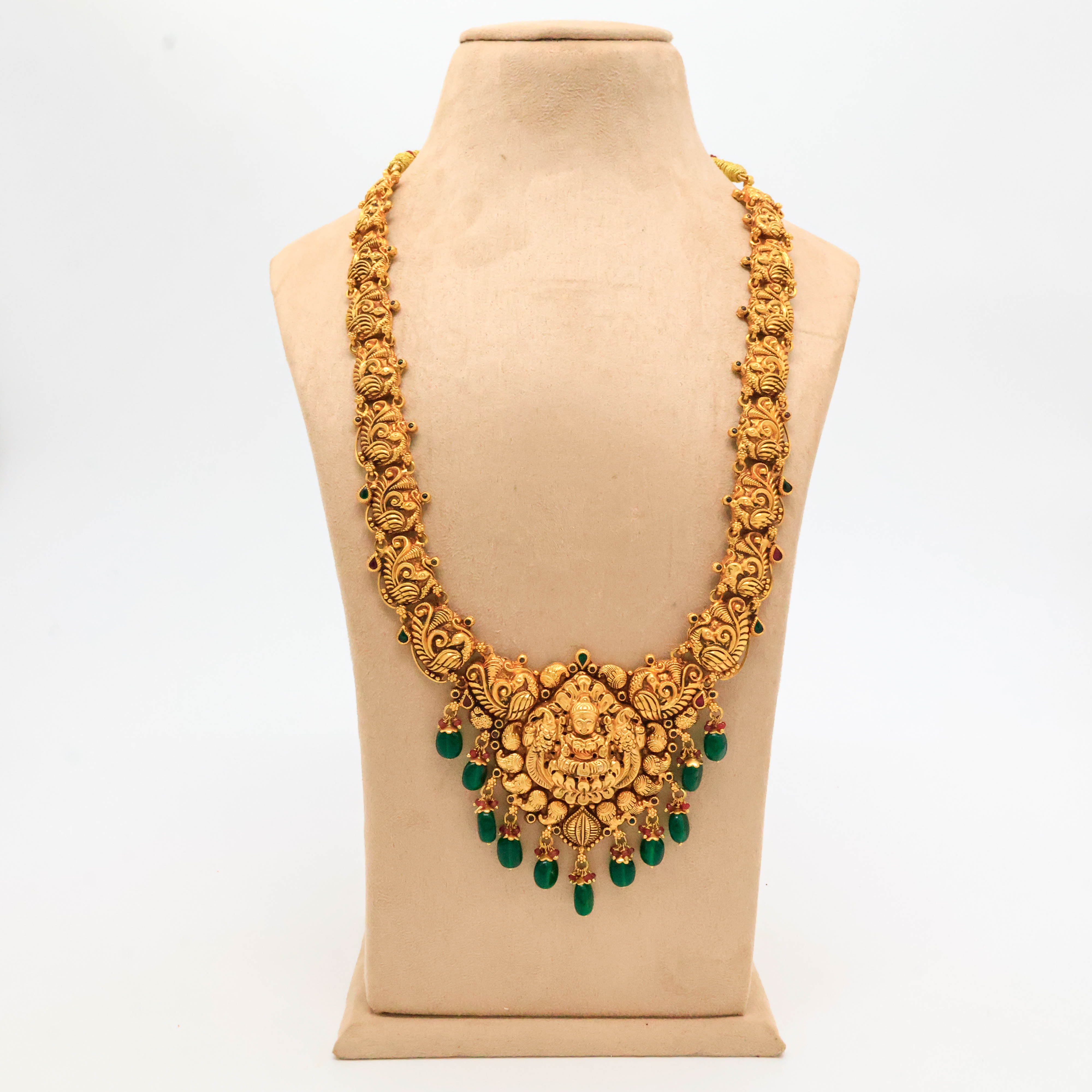 Arham Silver Palace - Gold Temple Necklace