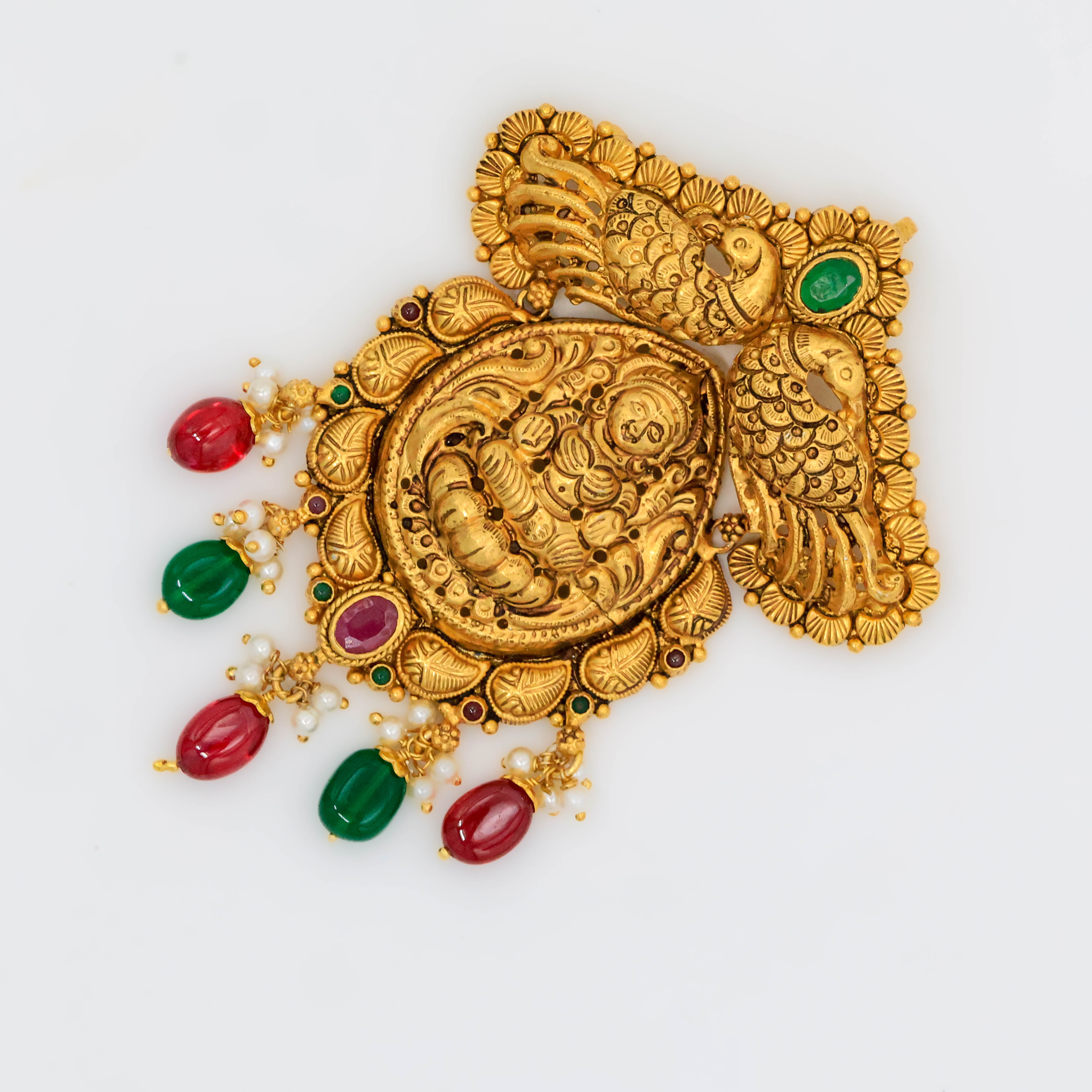 Arham Silver Palace - Gold Plated Pendant