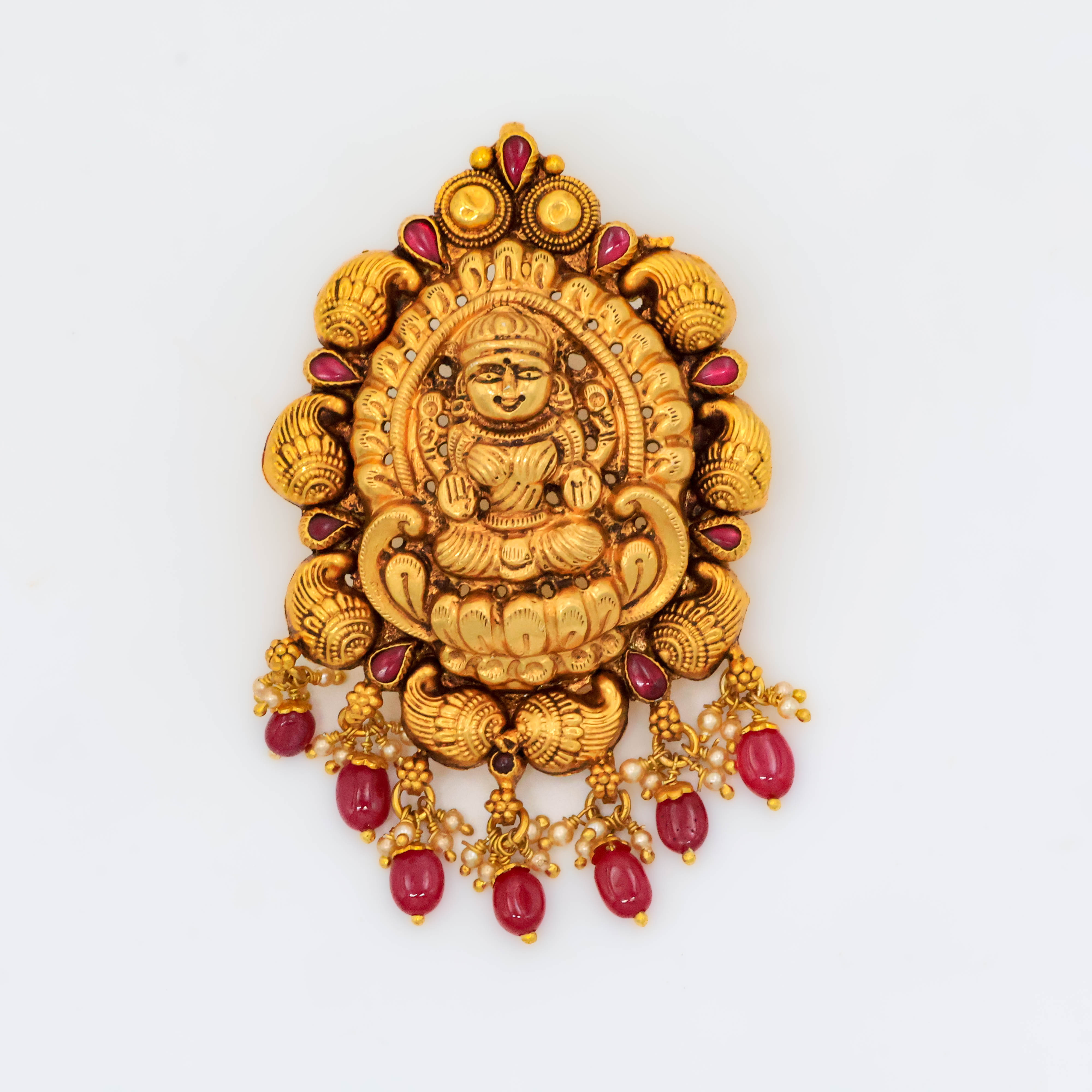 Arham Silver Palace - Gold Lakshmi Pendant