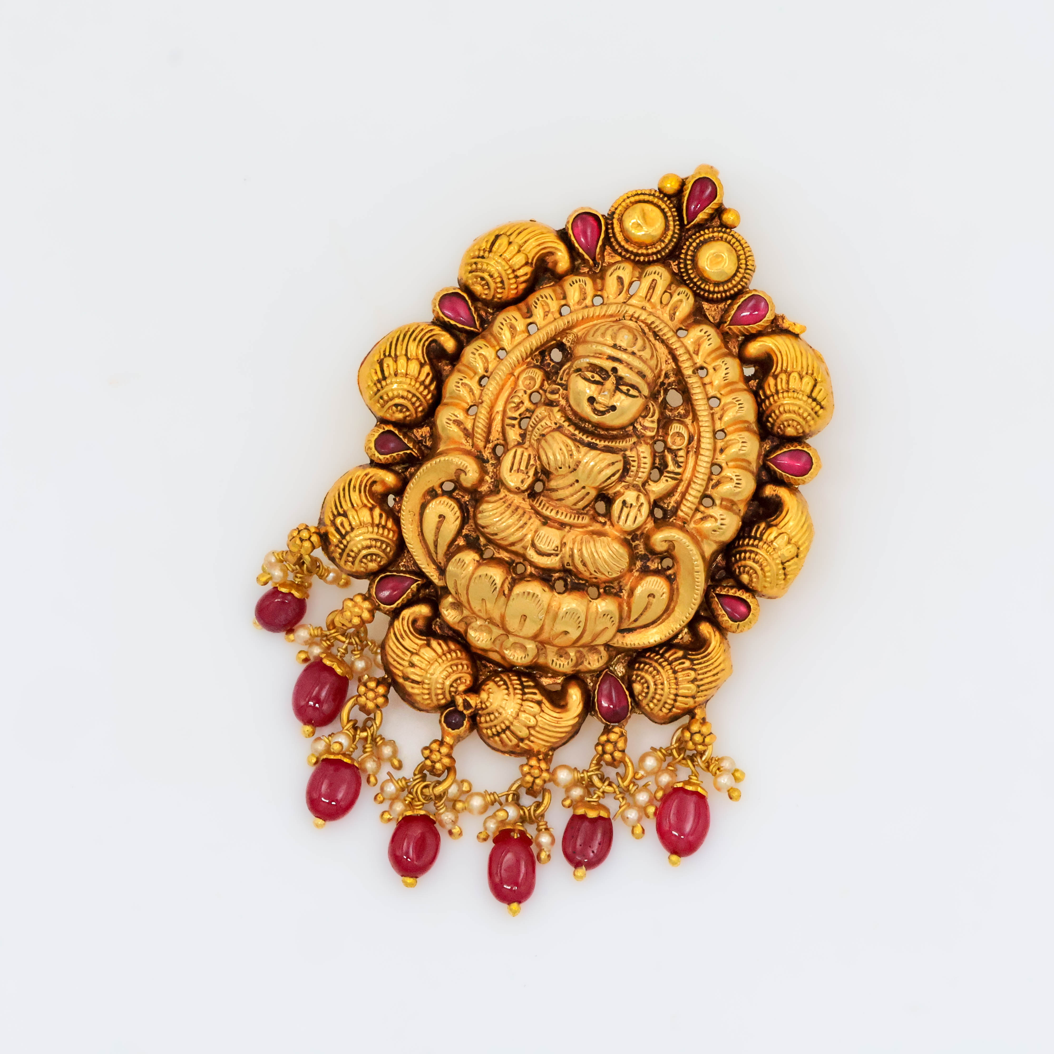 Arham Silver Palace - Gold Lakshmi Pendant
