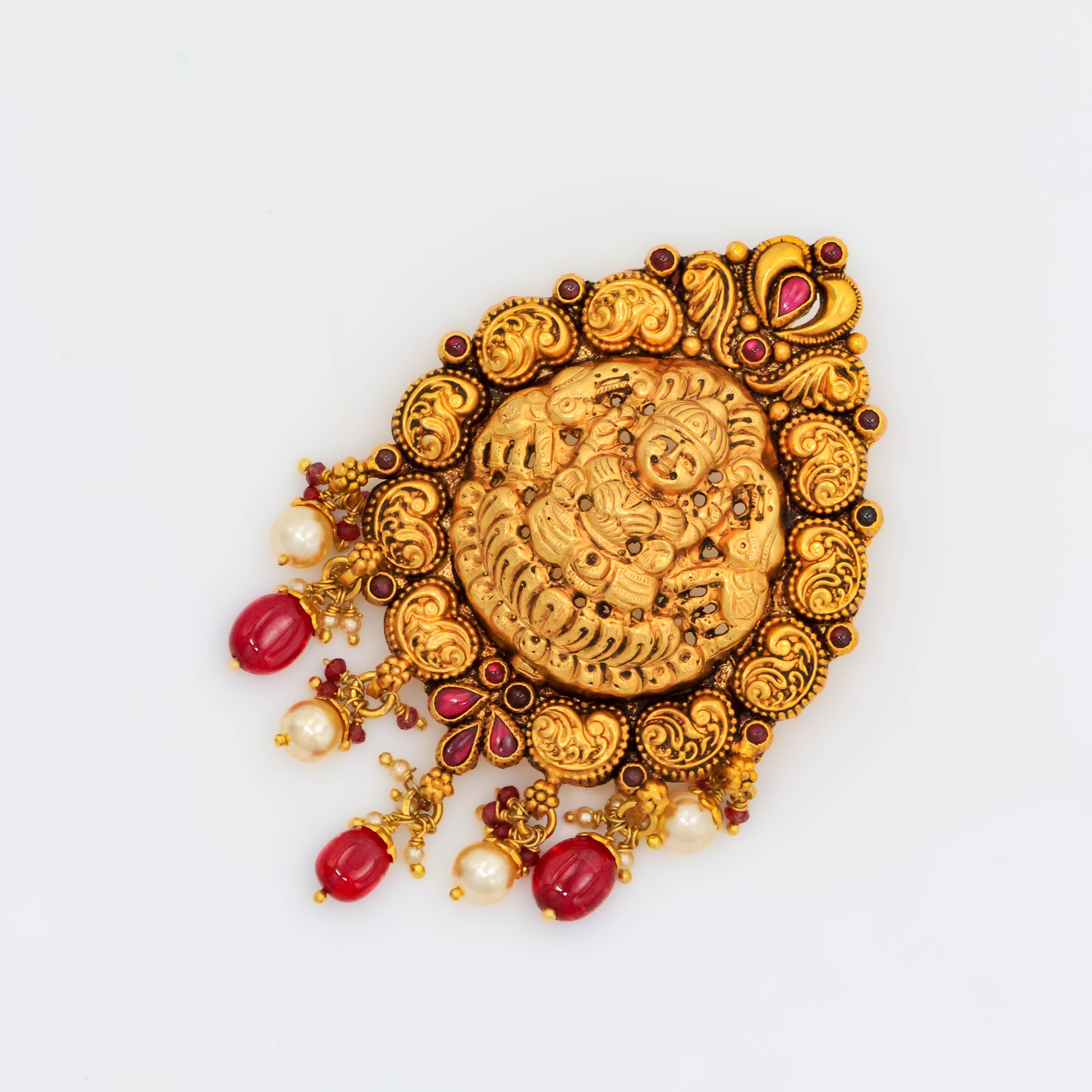 Arham Silver Palace - Gold Lakshmi Pendant