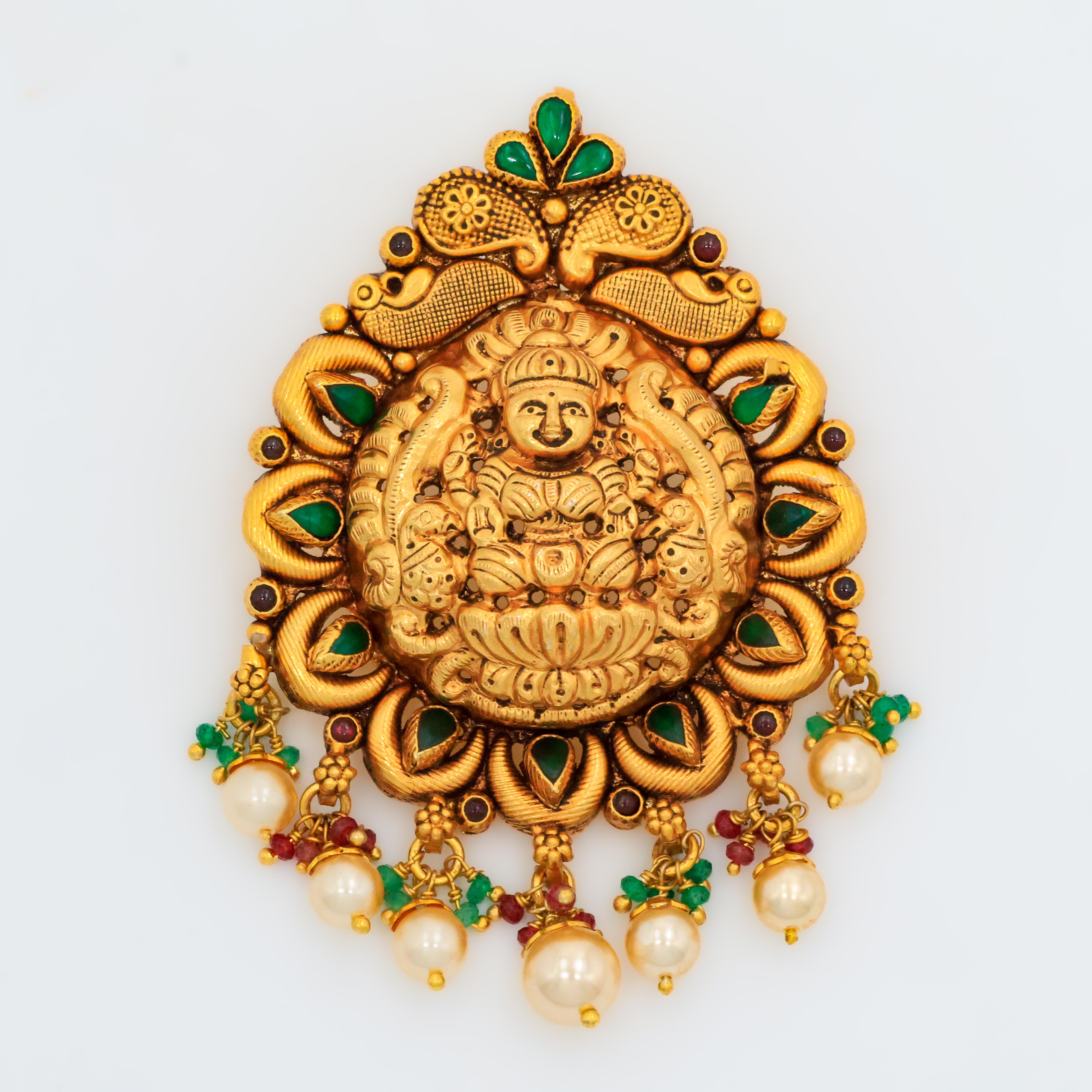 Arham Silver Palace - Gold Plated Pendant