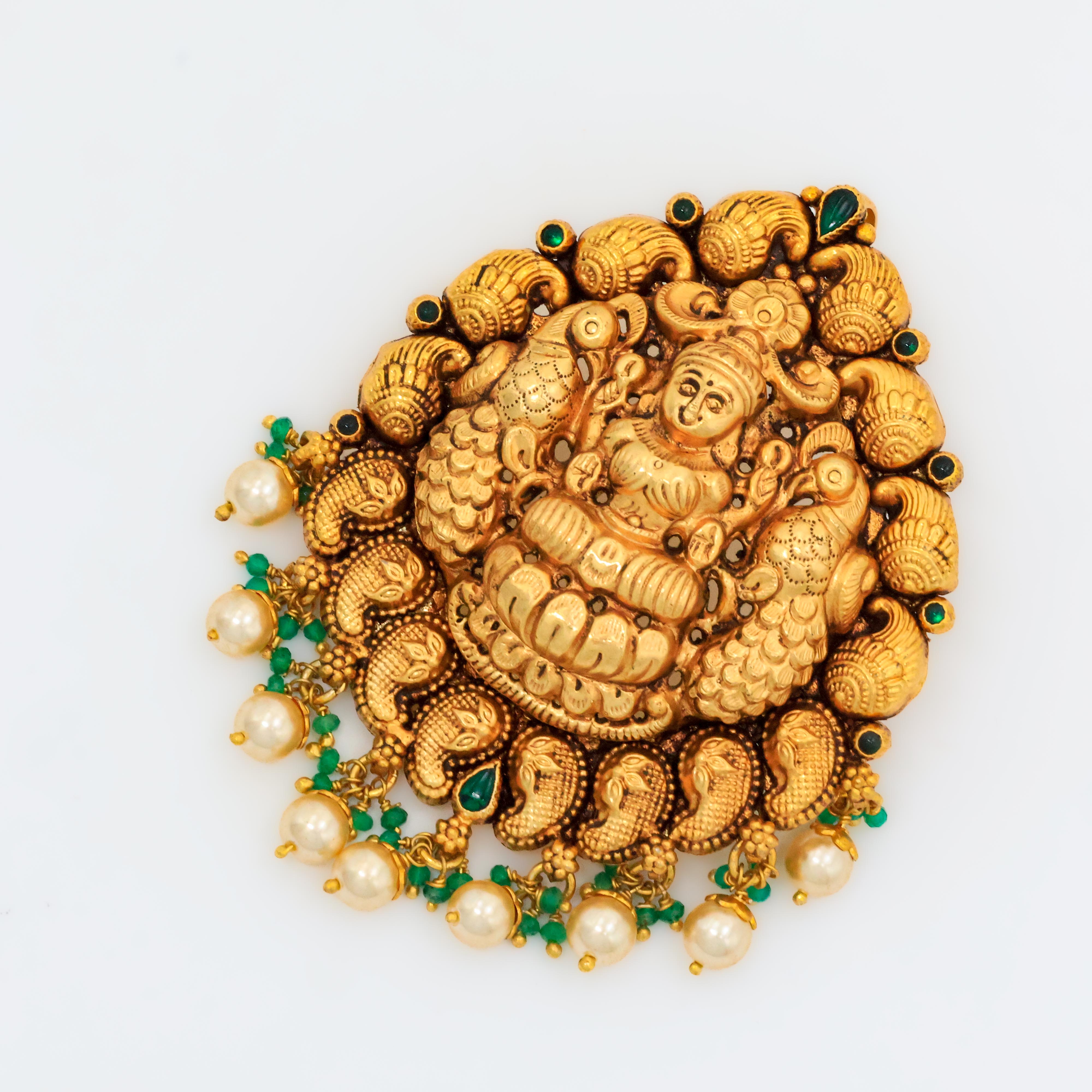 Arham Silver Palace - Gold Plated Pendant