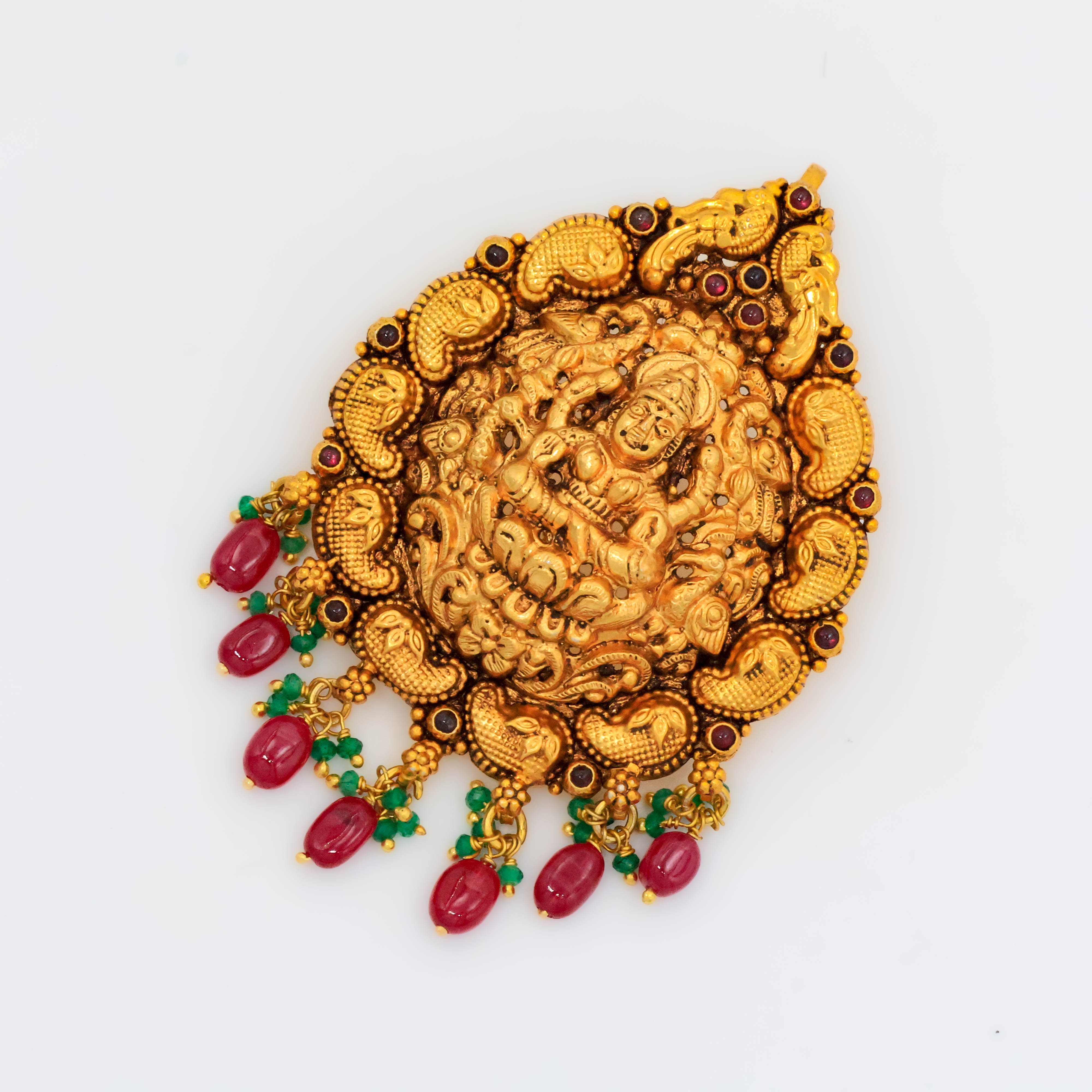 Arham Silver Palace - Gold Lakshmi Pendant