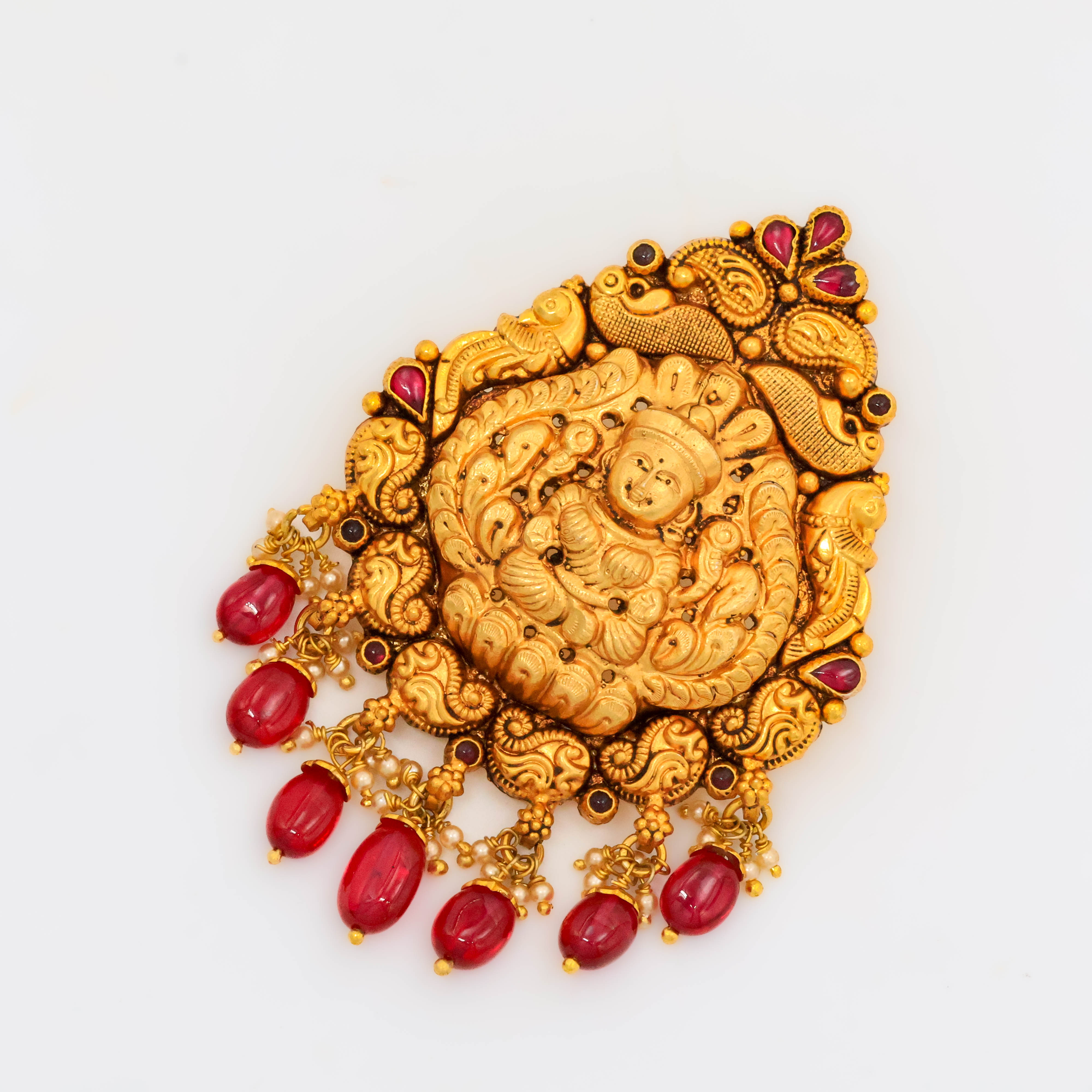 Arham Silver Palace - Gold Pendant Design