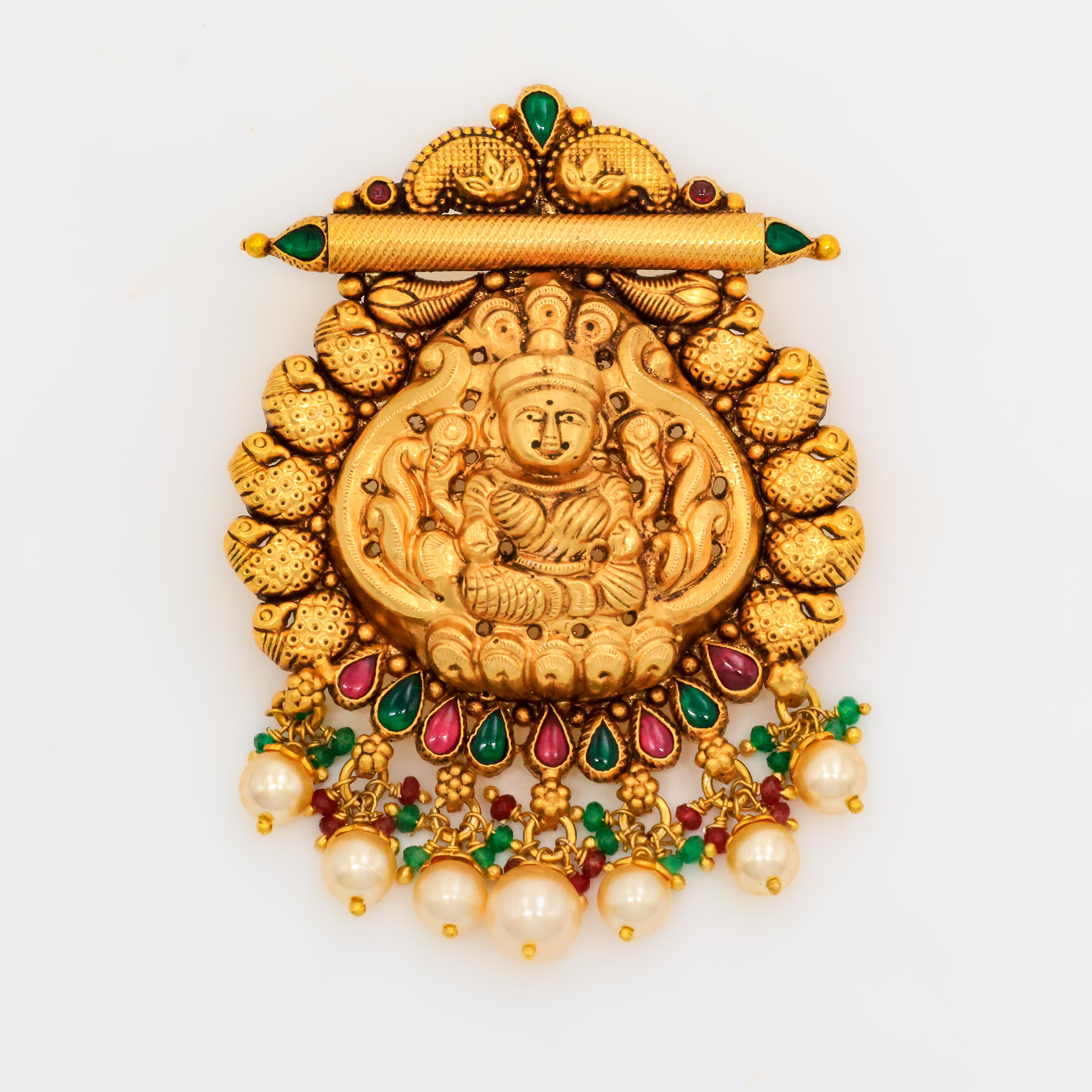 Arham Silver Palace - Gold Plated Pendant