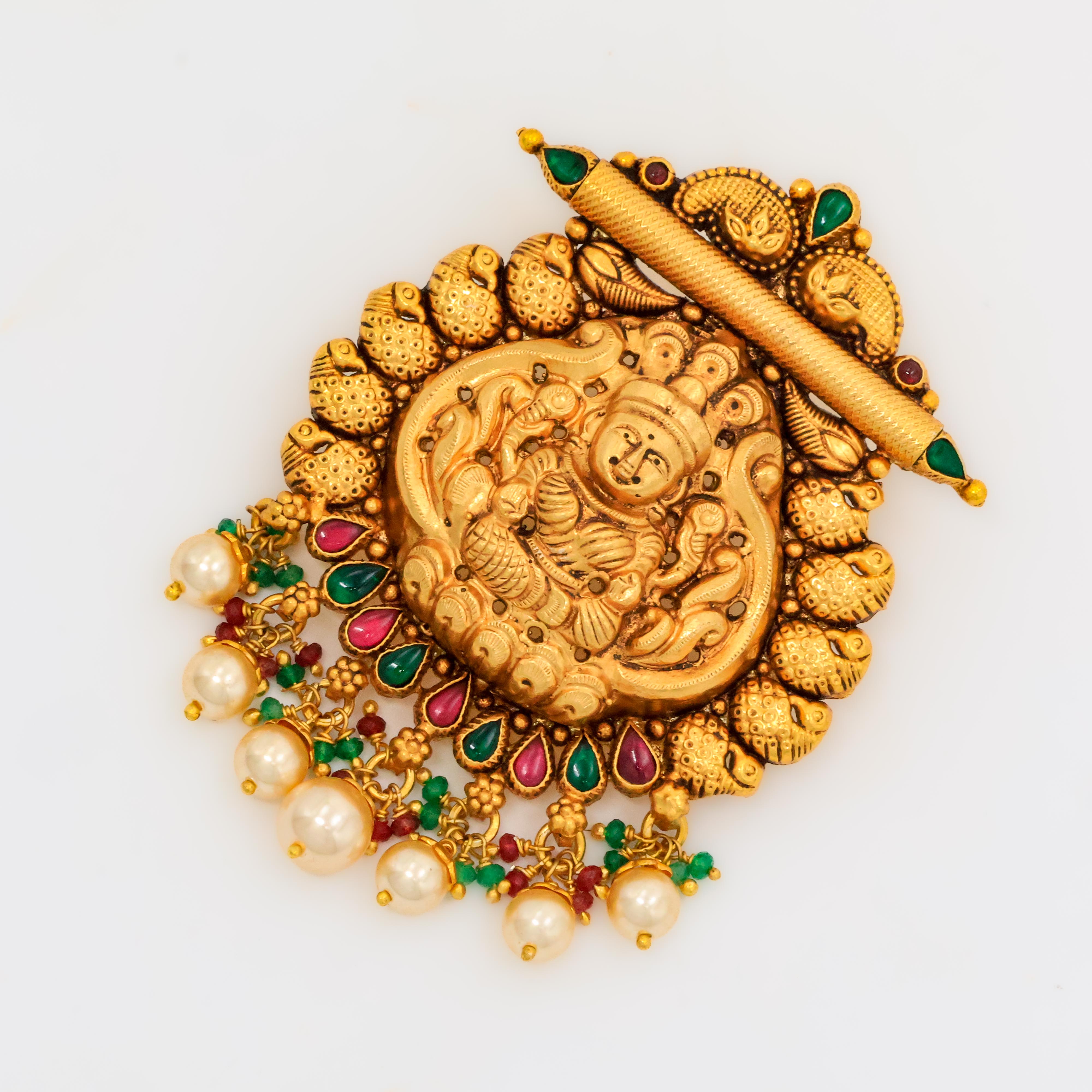 Arham Silver Palace - Gold Plated Pendant