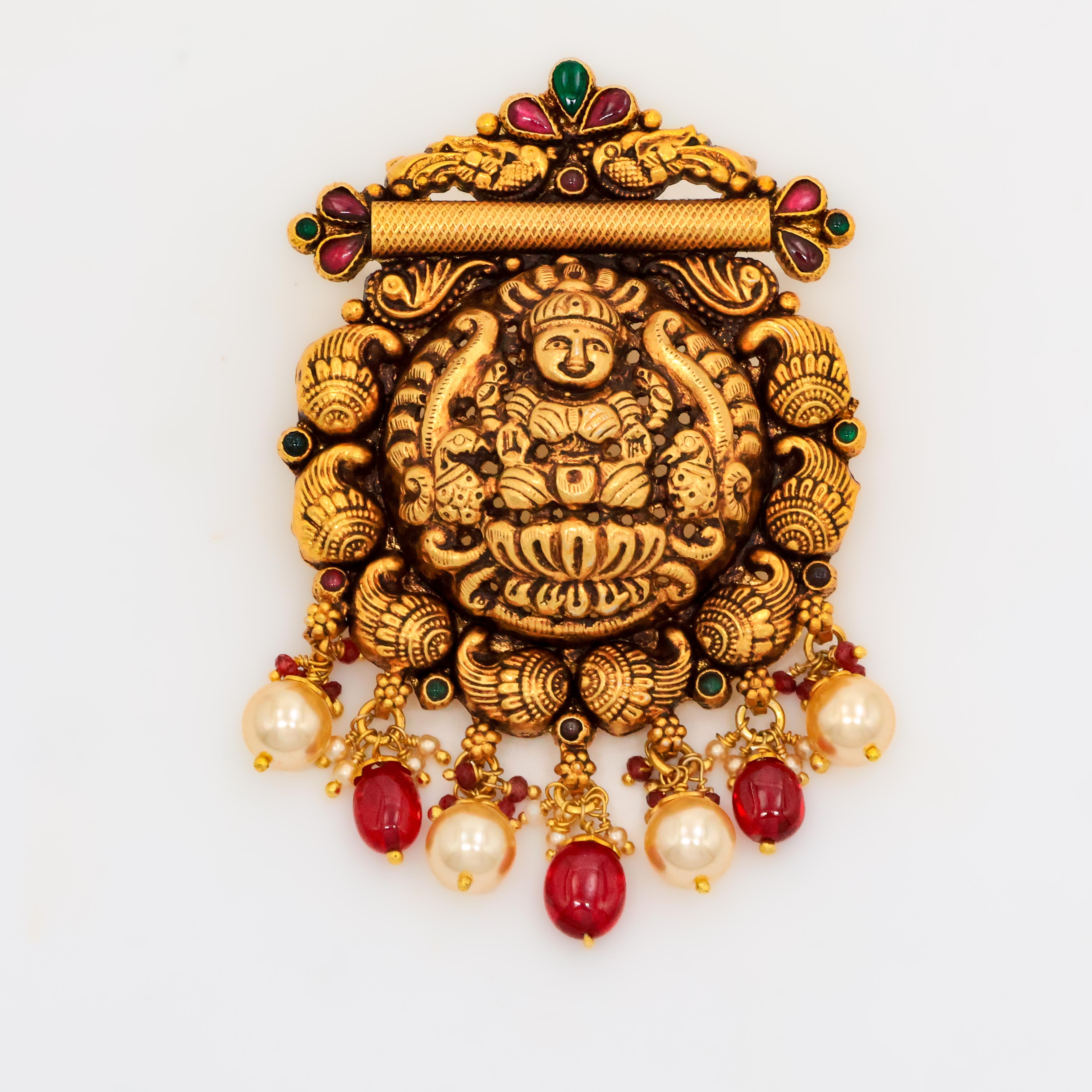 Arham Silver Palace - Gold Goddess Pendant