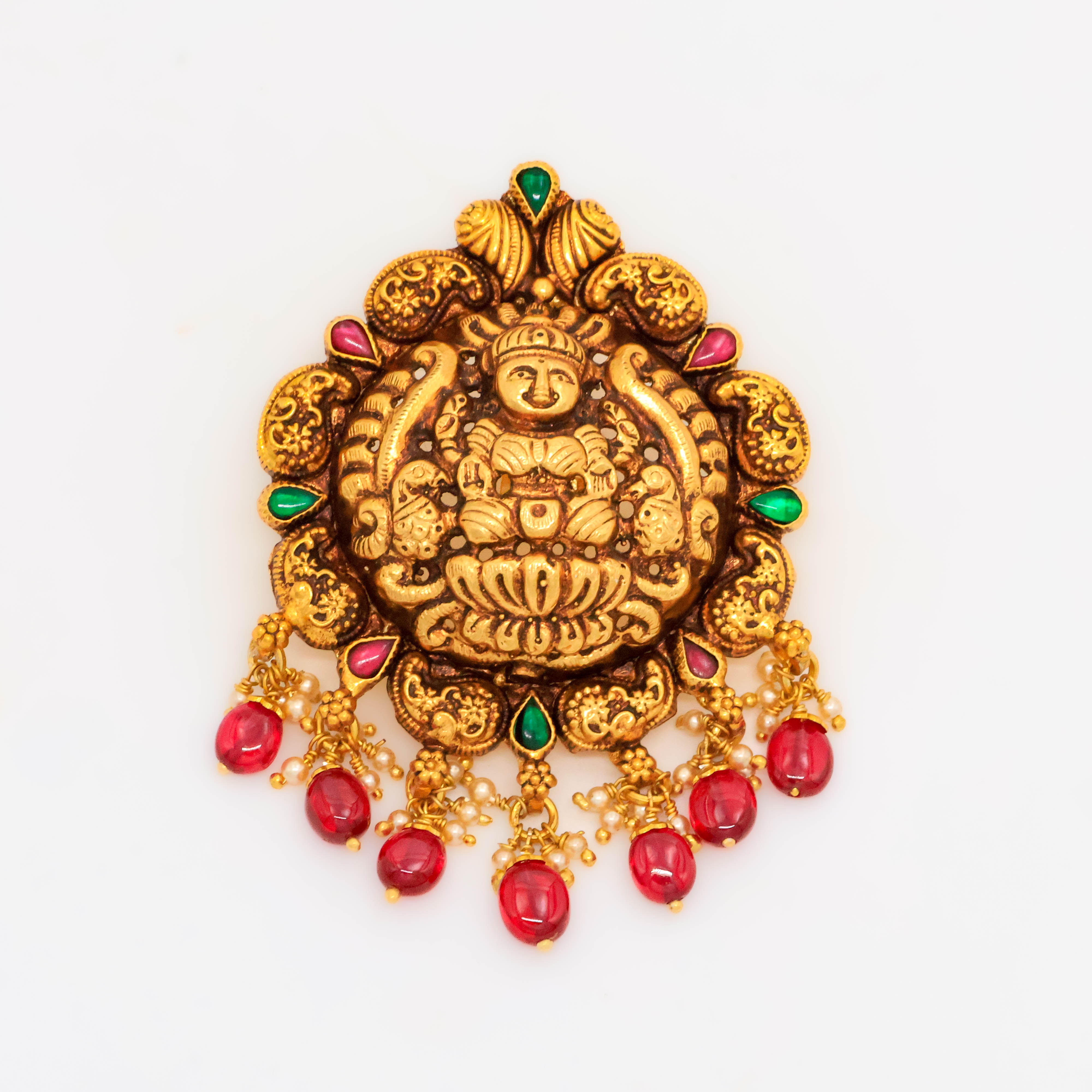 Arham Silver Palace - Gold Plated Pendant