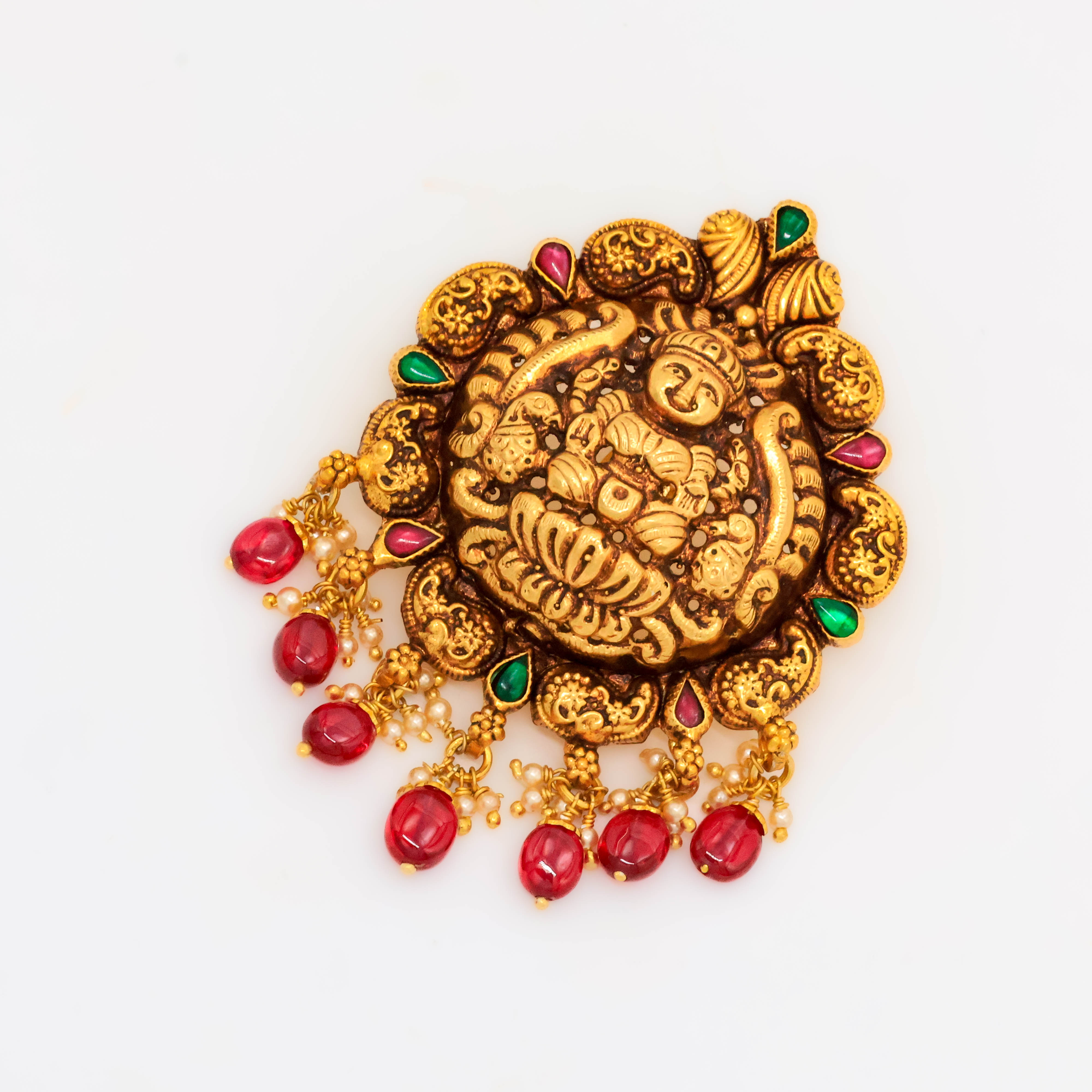 Arham Silver Palace - Gold Plated Pendant