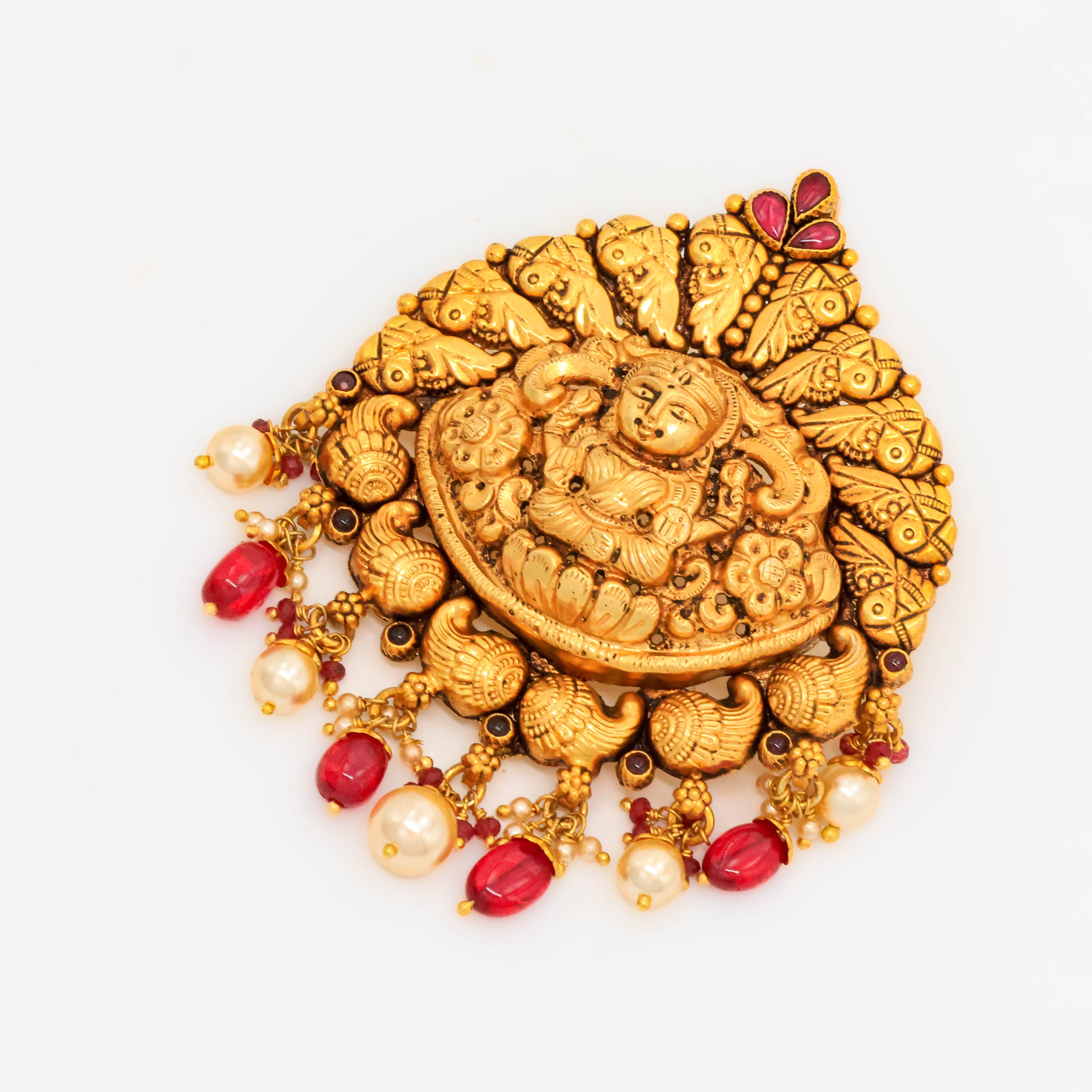 Arham Silver Palace - Gold Lakshmi Pendant