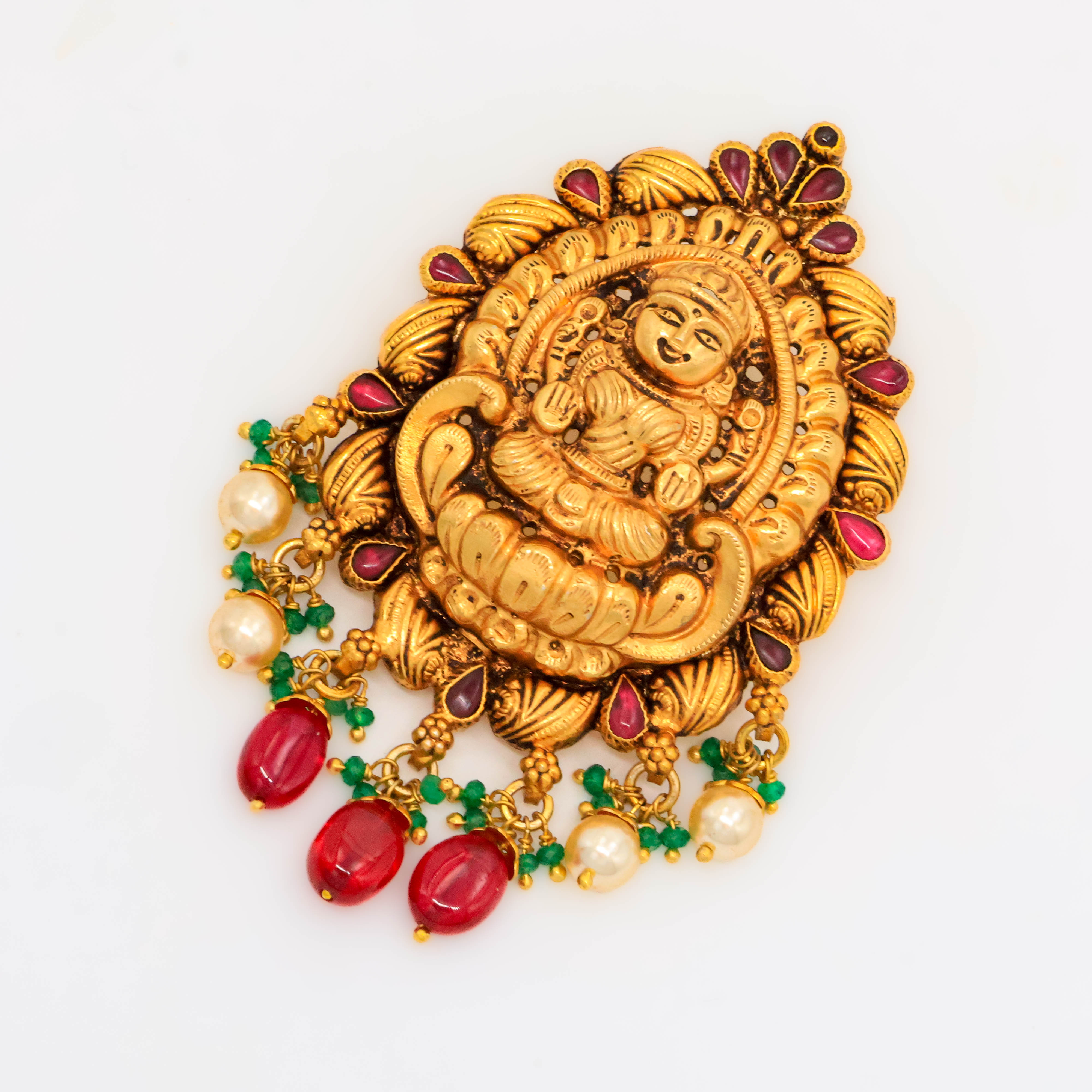 Arham Silver Palace - Gold Laxmi Pendant