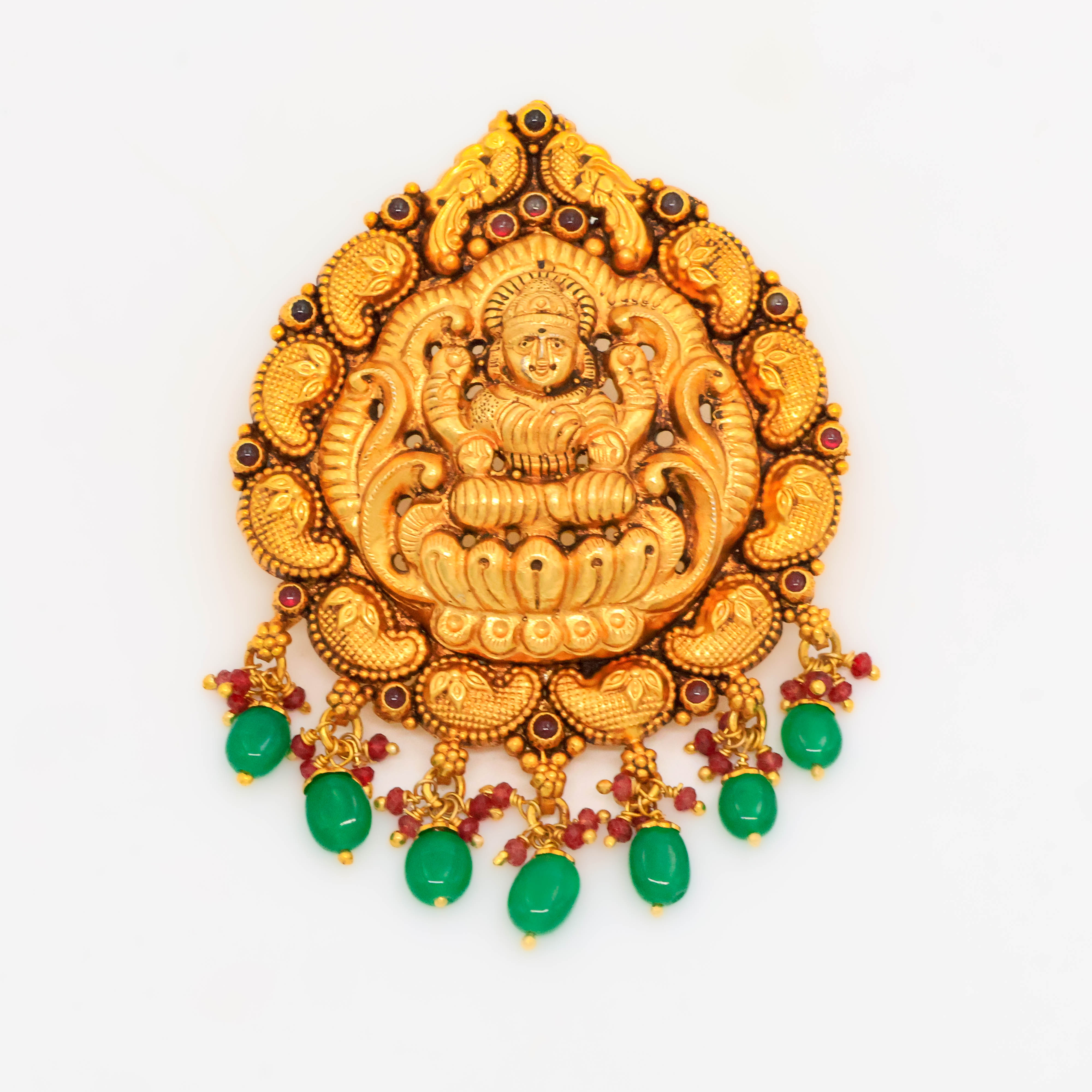 Arham Silver Palace - Gold Lakshmi Pendant