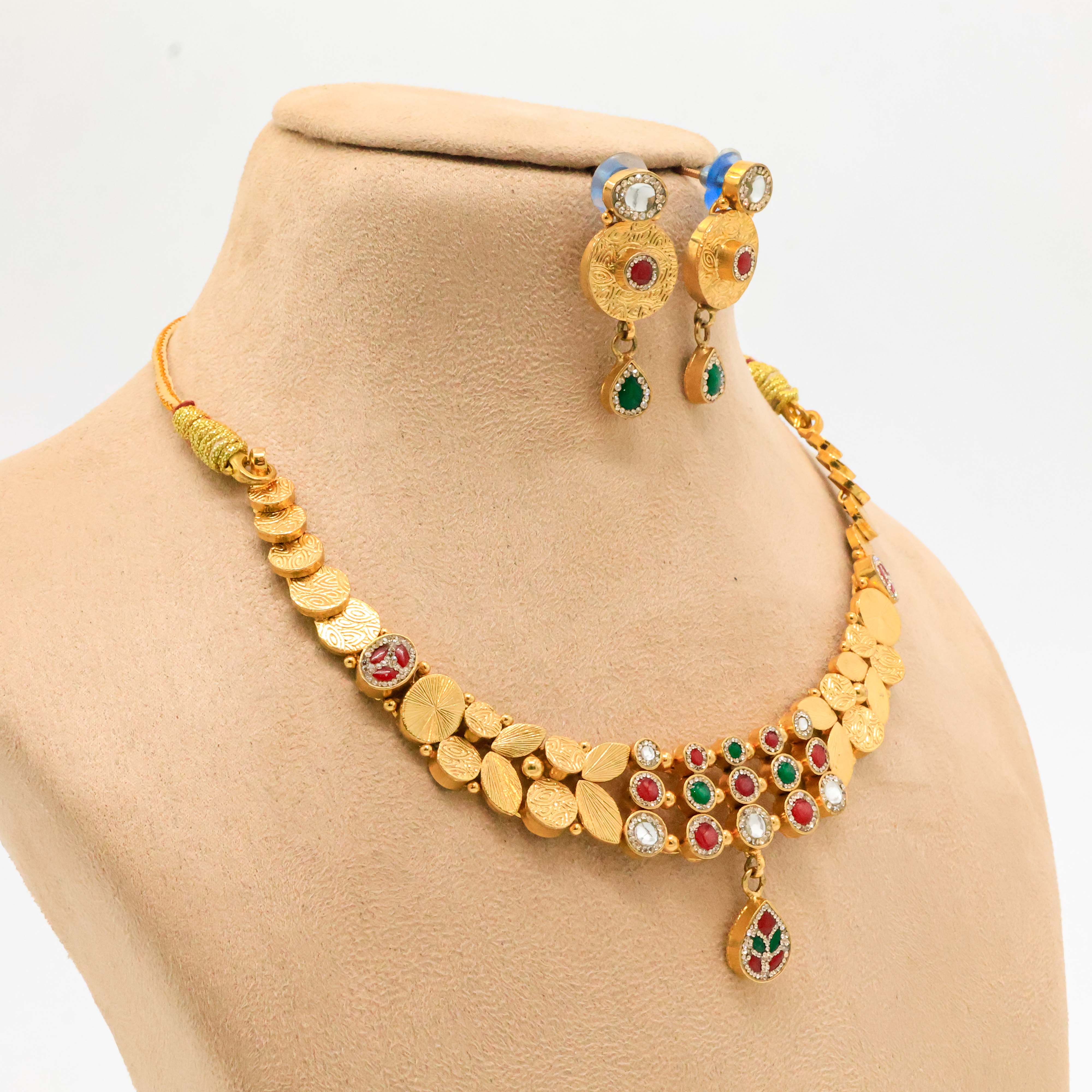 Arham Silver Palace - Gold Plated Necklace