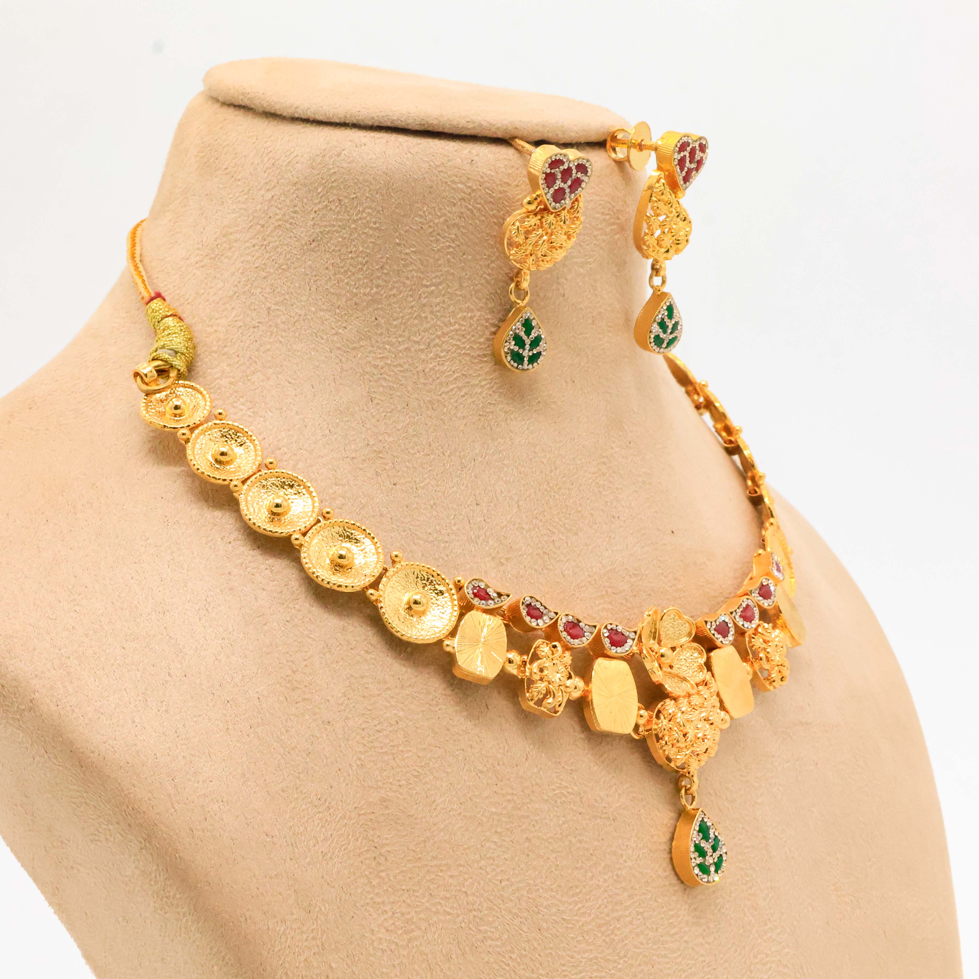 Arham Silver Palace - Gold Plated Necklace