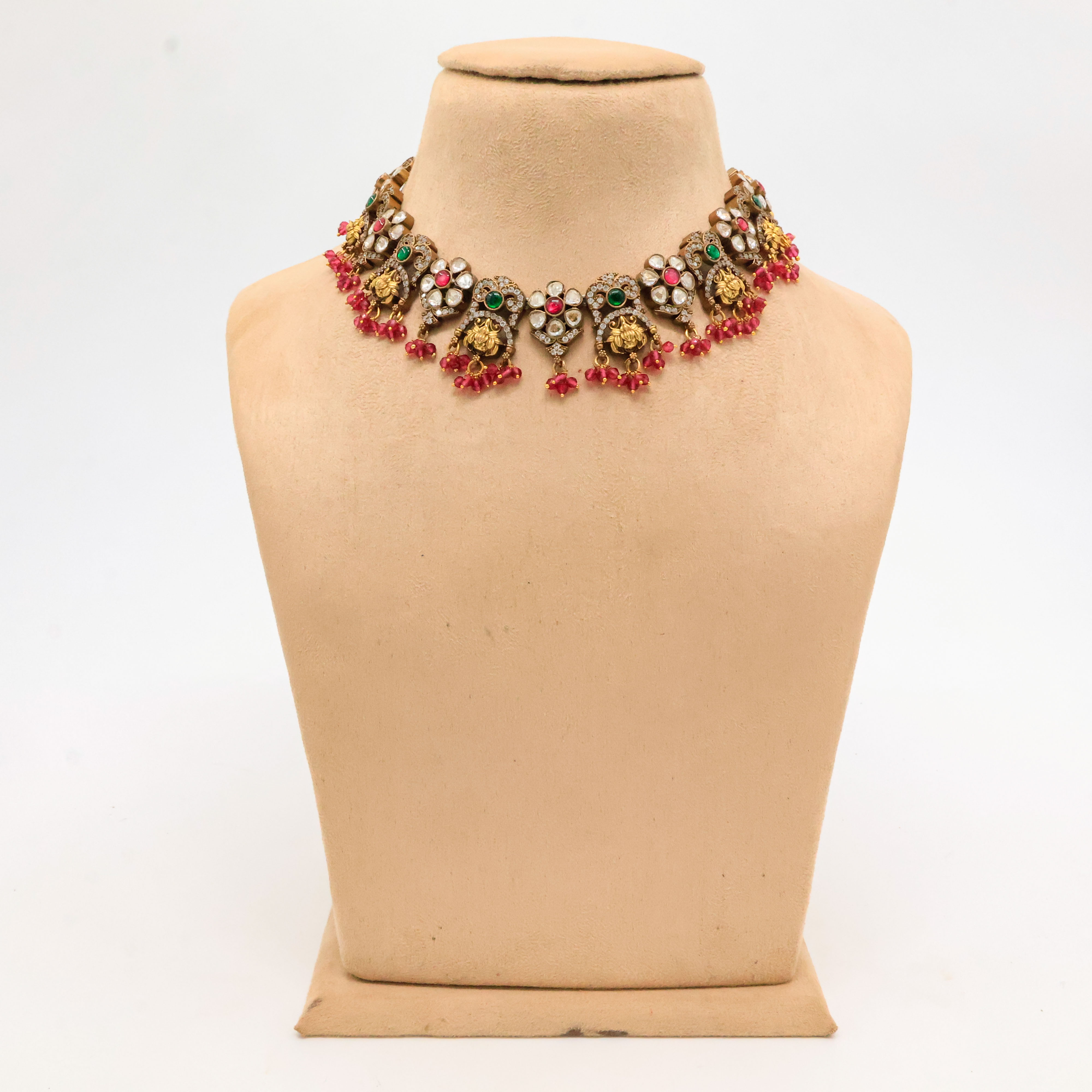 Arham Silver Palace - Gold Polish Necklace