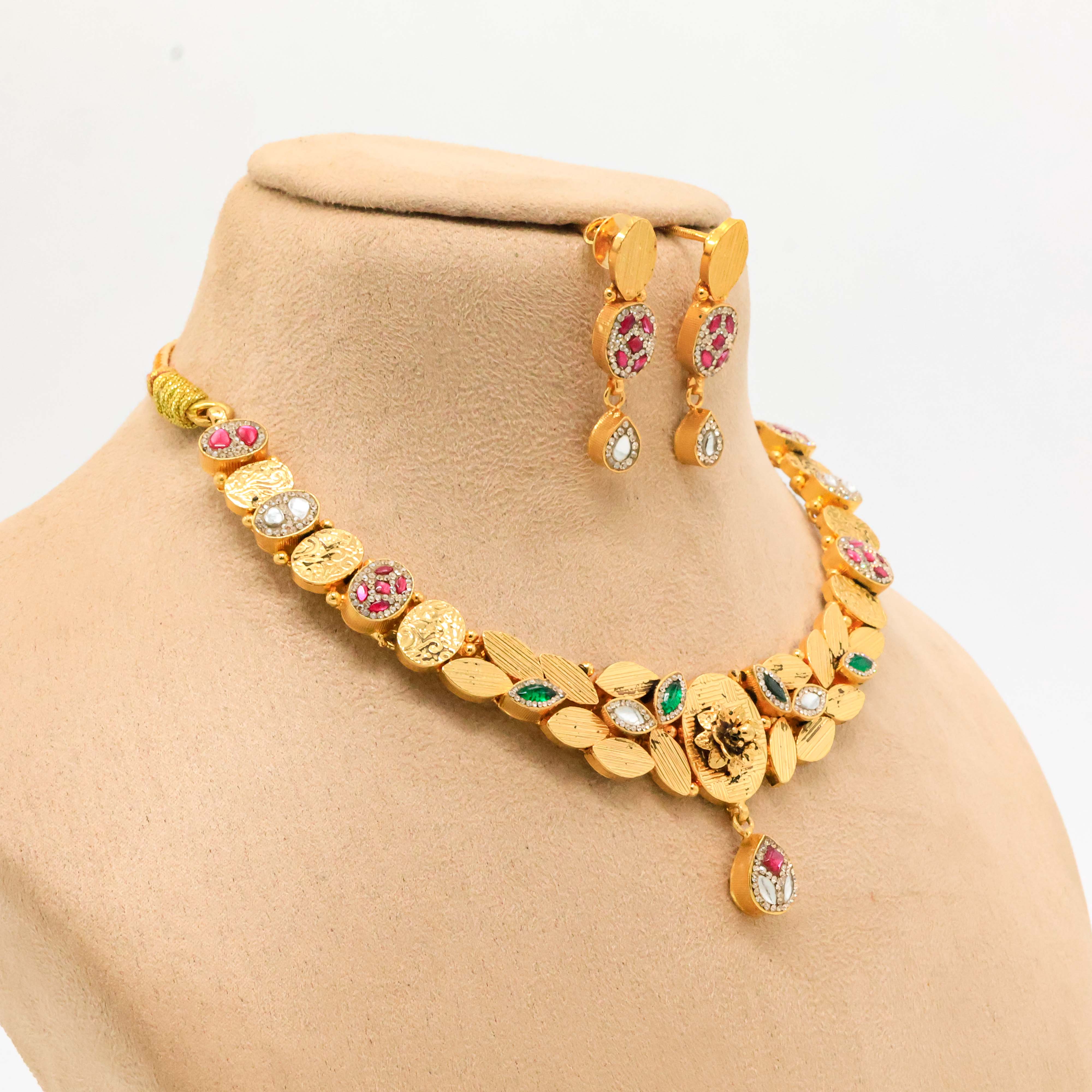 Arham Silver Palace - Gold Plated Necklace