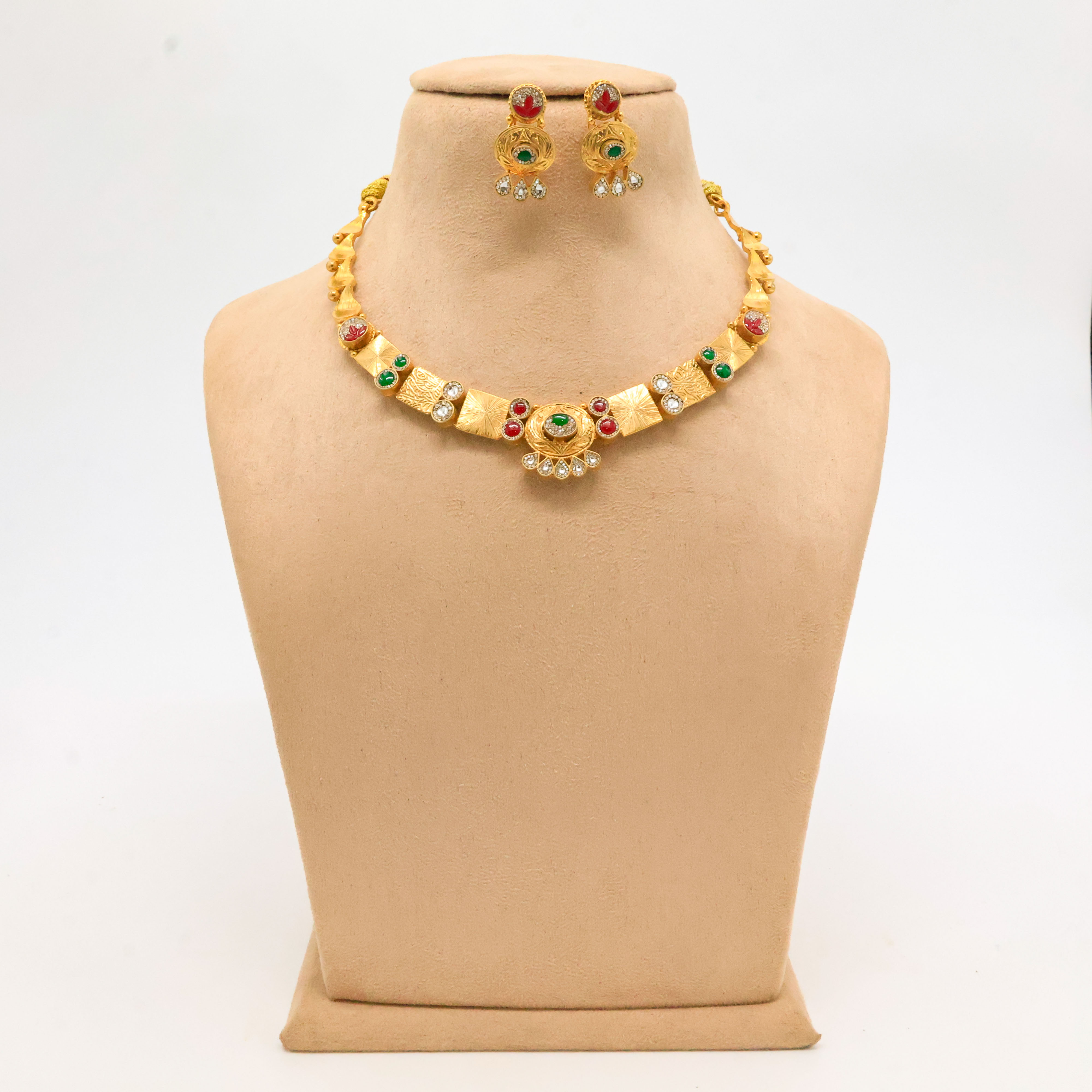 Arham Silver Palace - Gold Plated Necklace