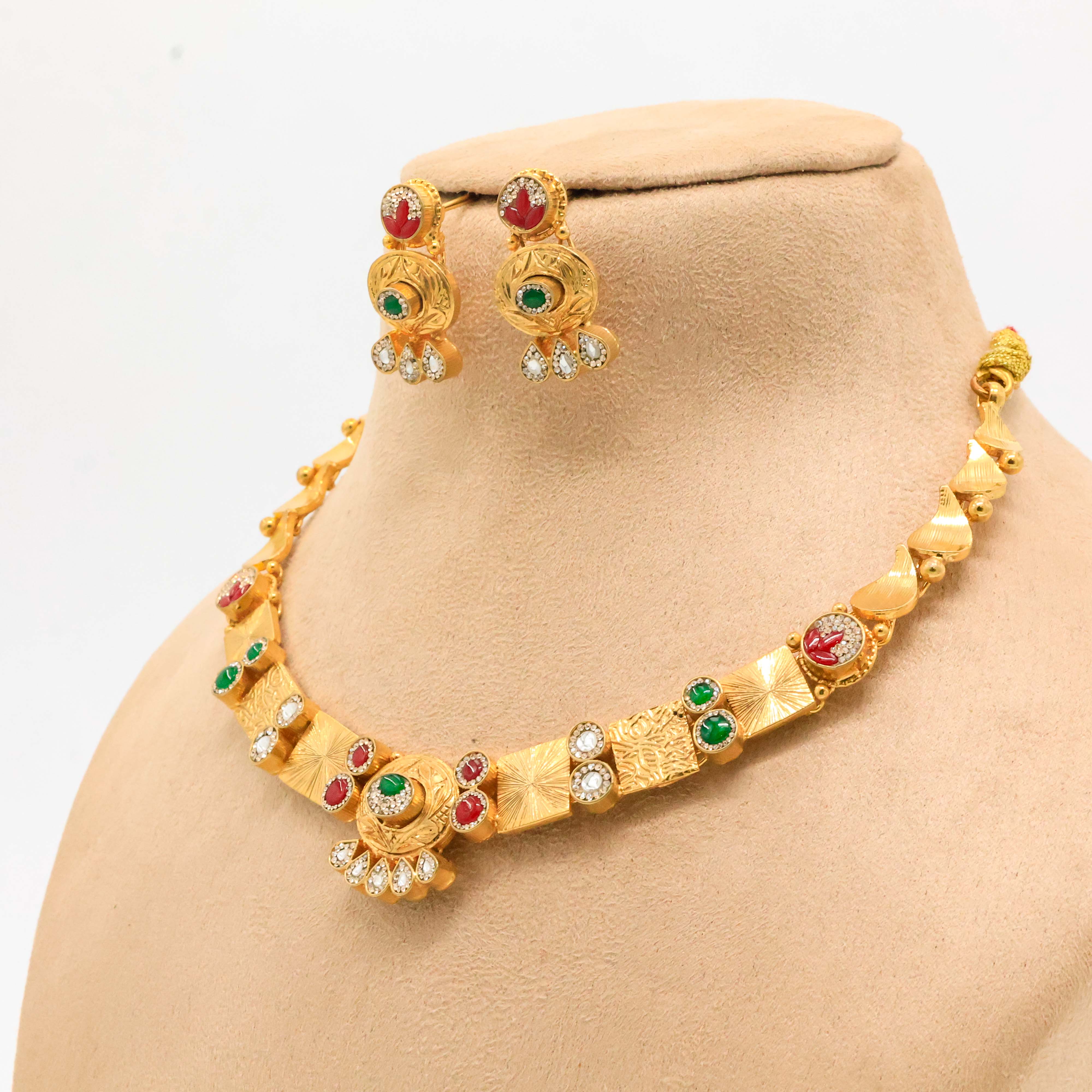 Arham Silver Palace - Gold Plated Necklace