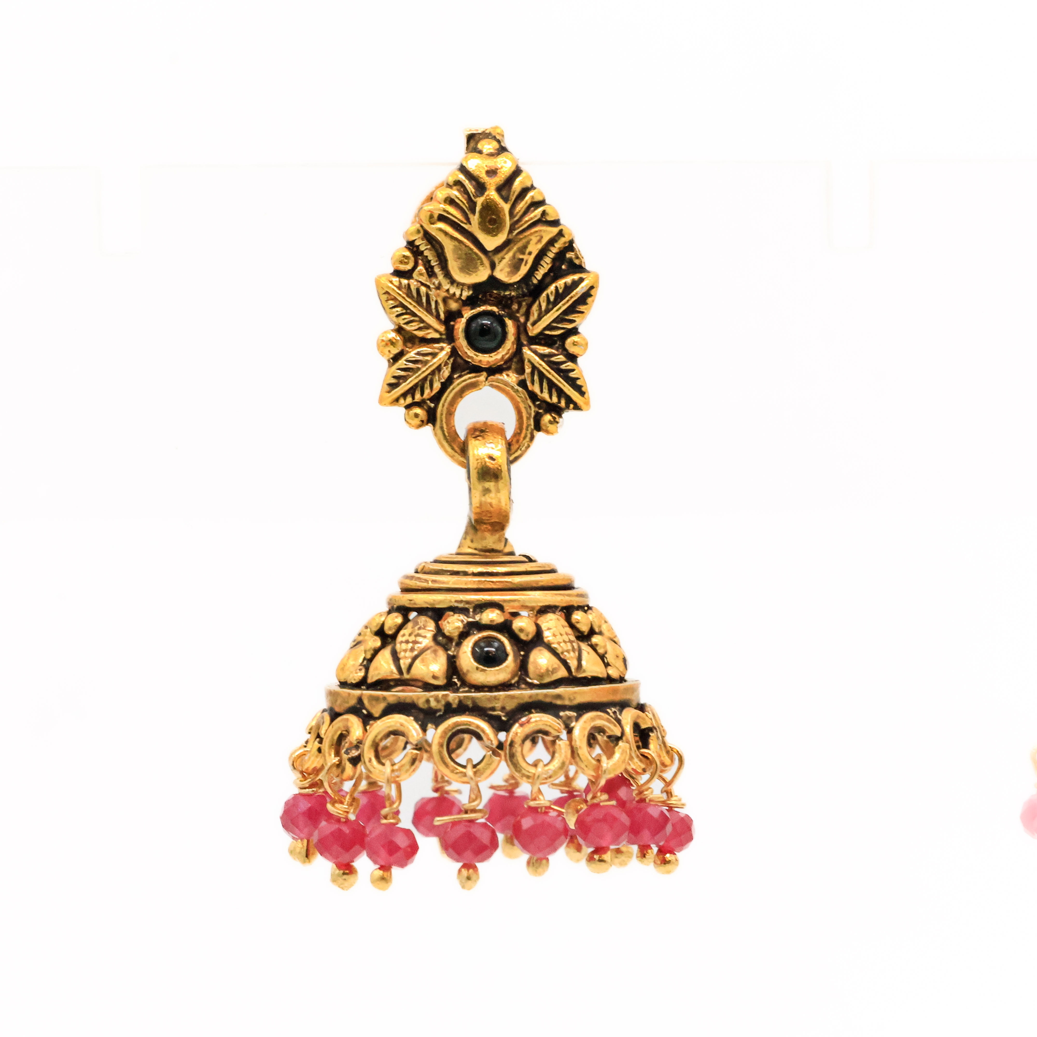 Arham Silver Palace - Gold Jhumka Earrings