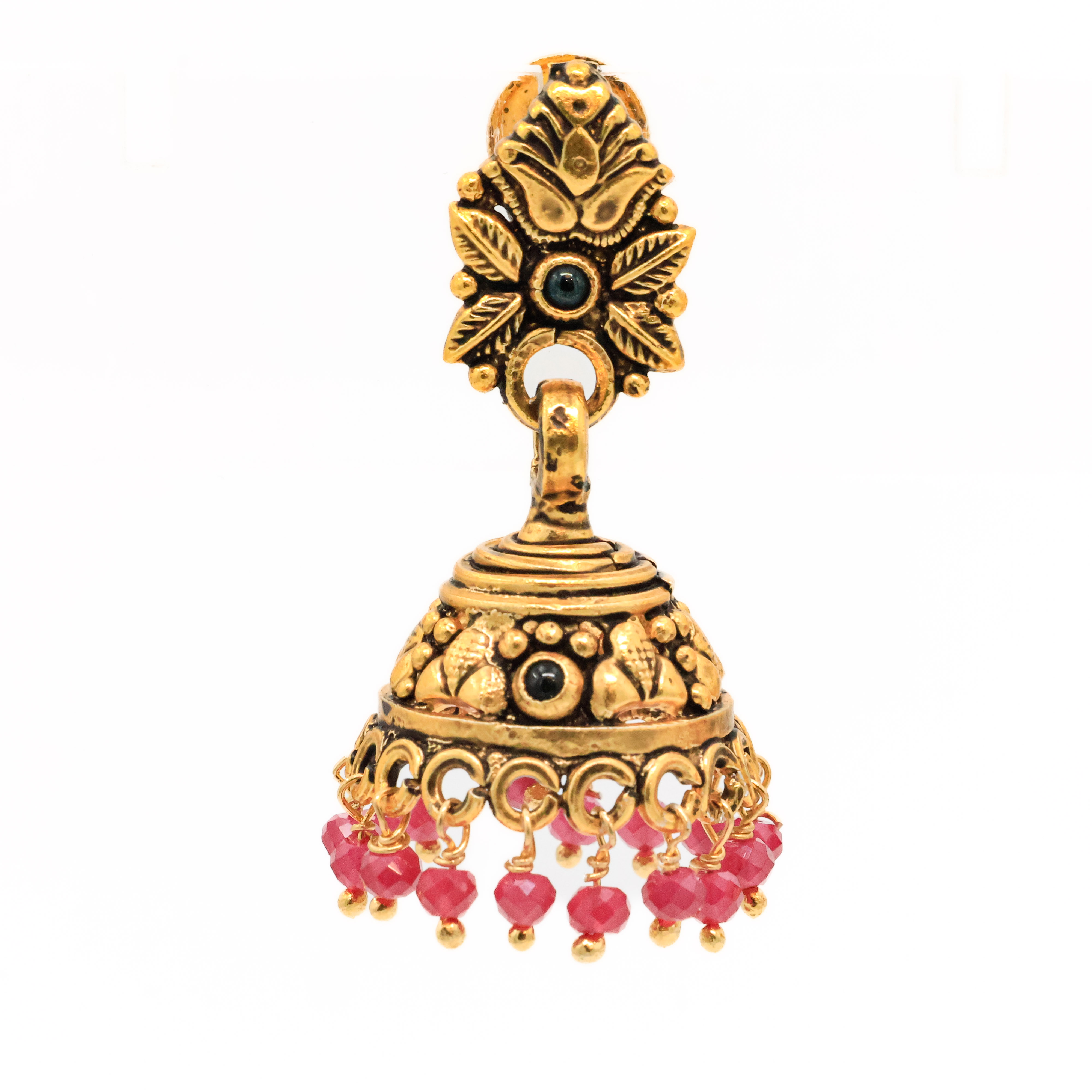 Arham Silver Palace - Gold Jhumka Earrings