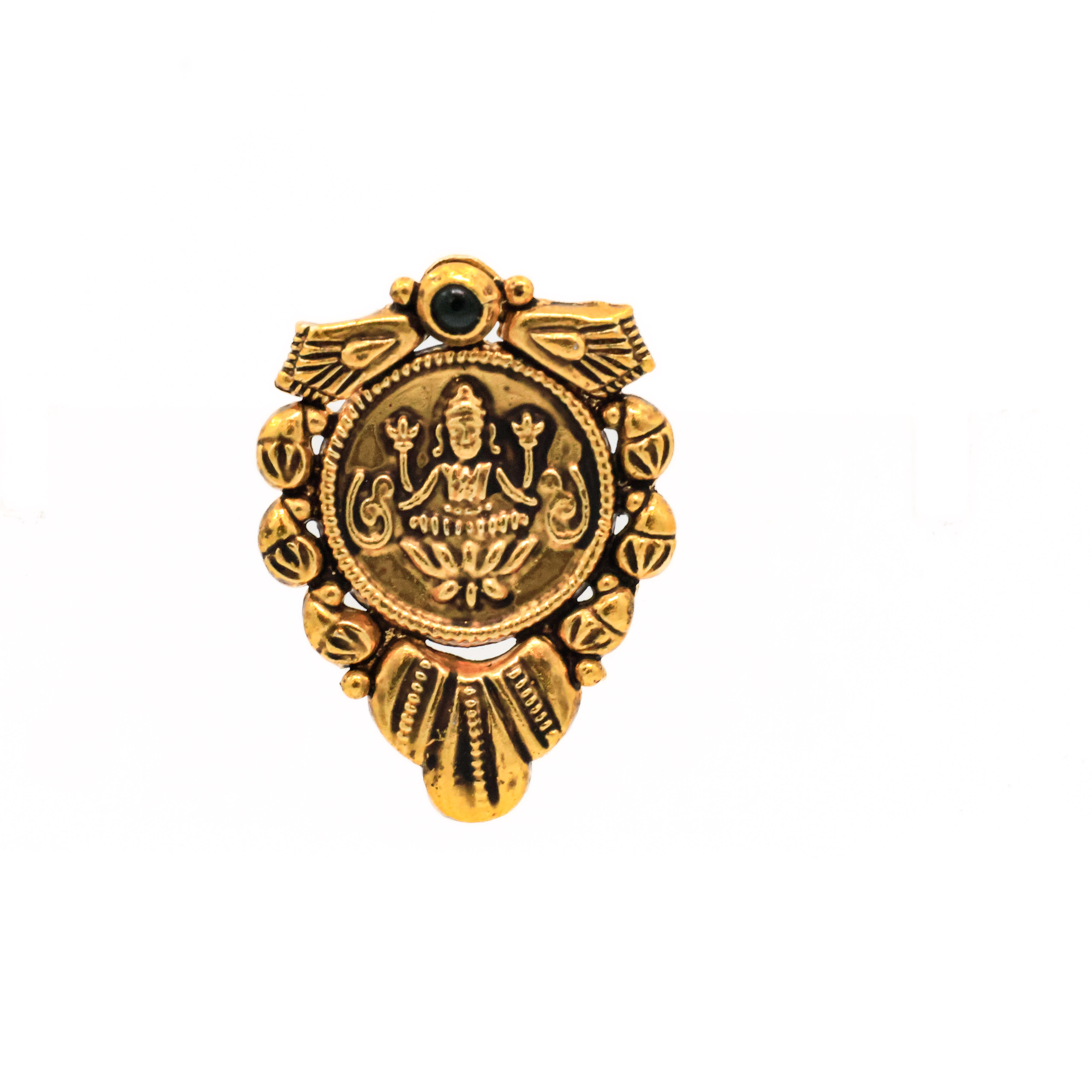 Arham Silver Palace - Gold Polish Earrings