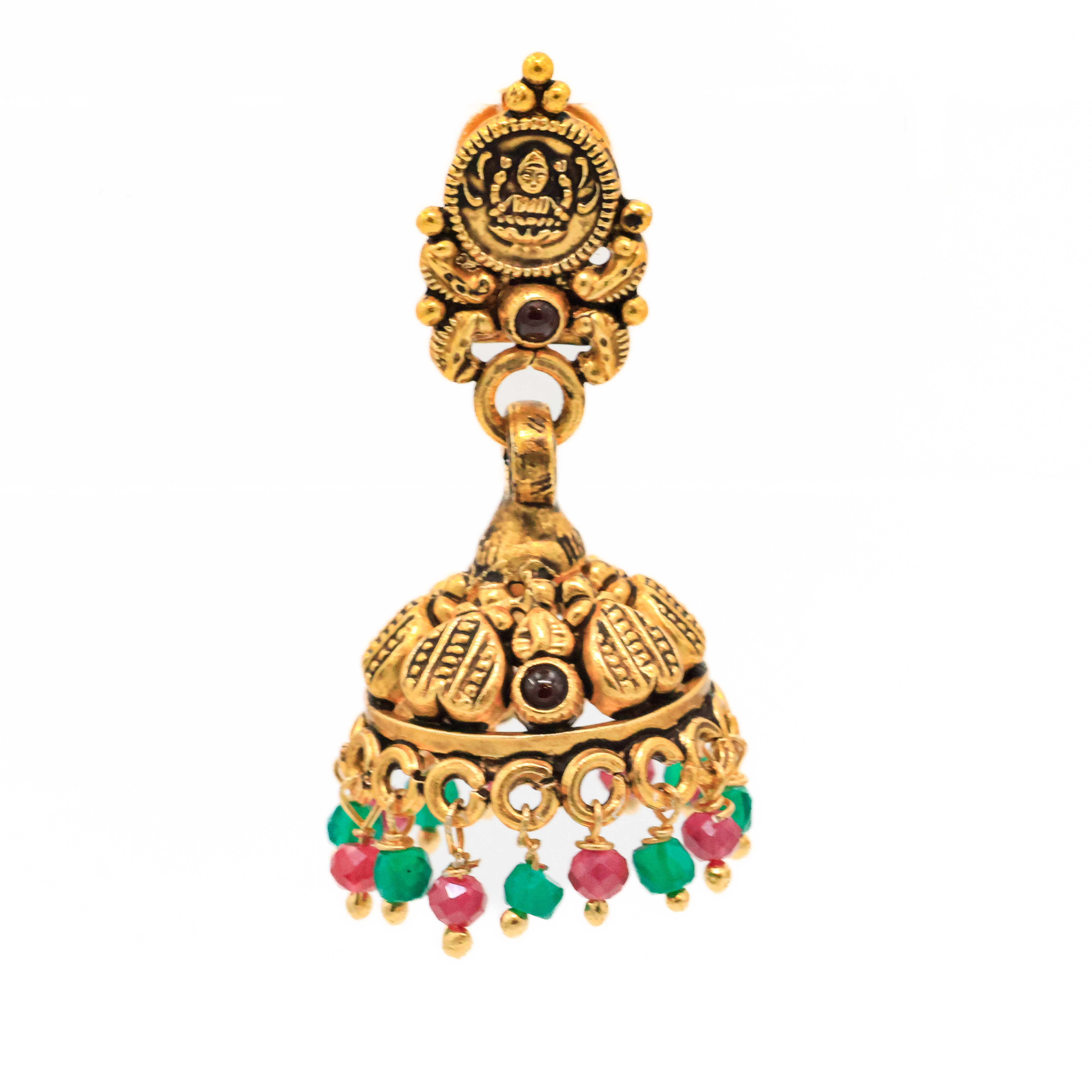 Arham Silver Palace - Gold Jhumka Earrings