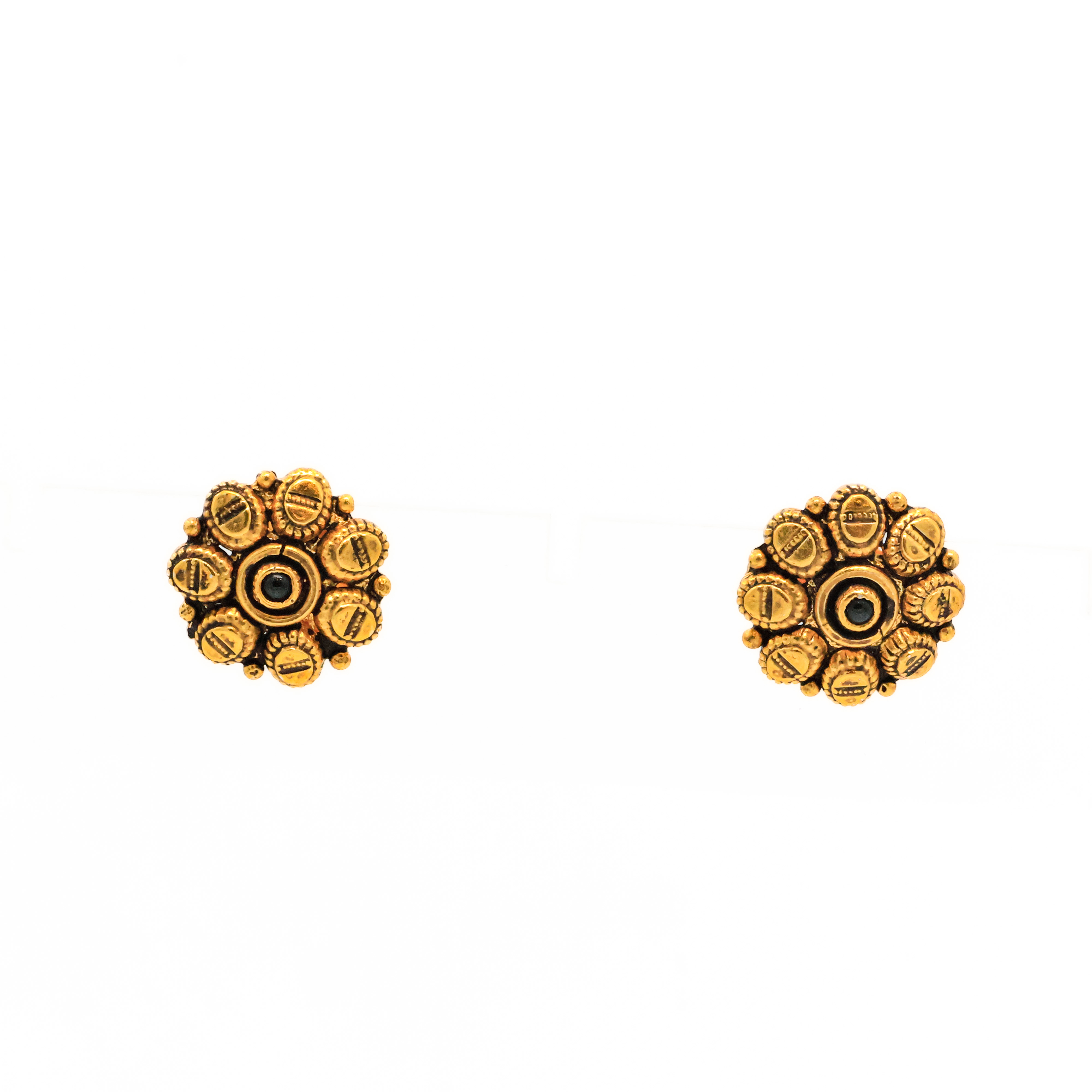 Arham Silver Palace - Gold Stud Earrings