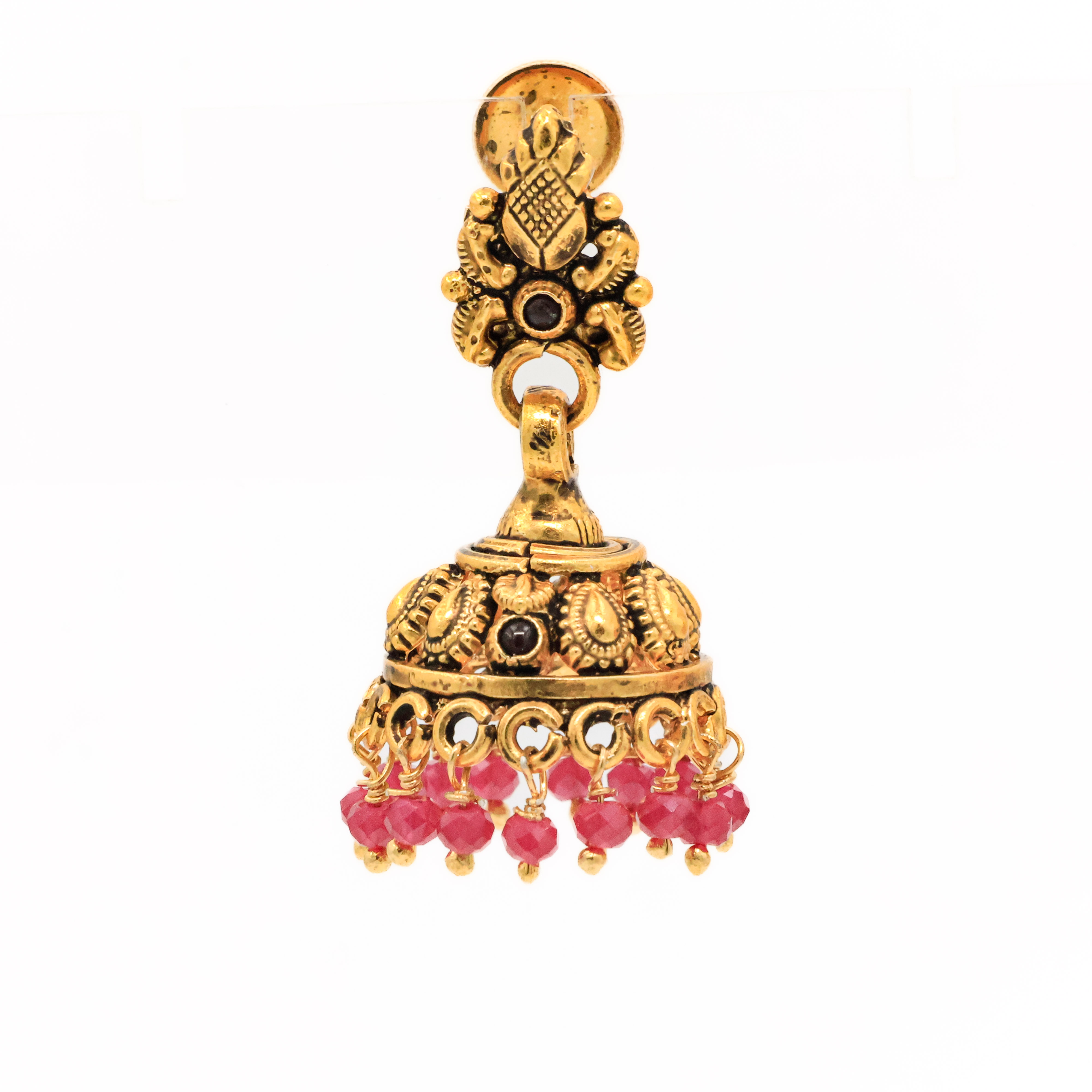 Arham Silver Palace - Gold Jhumka Earrings