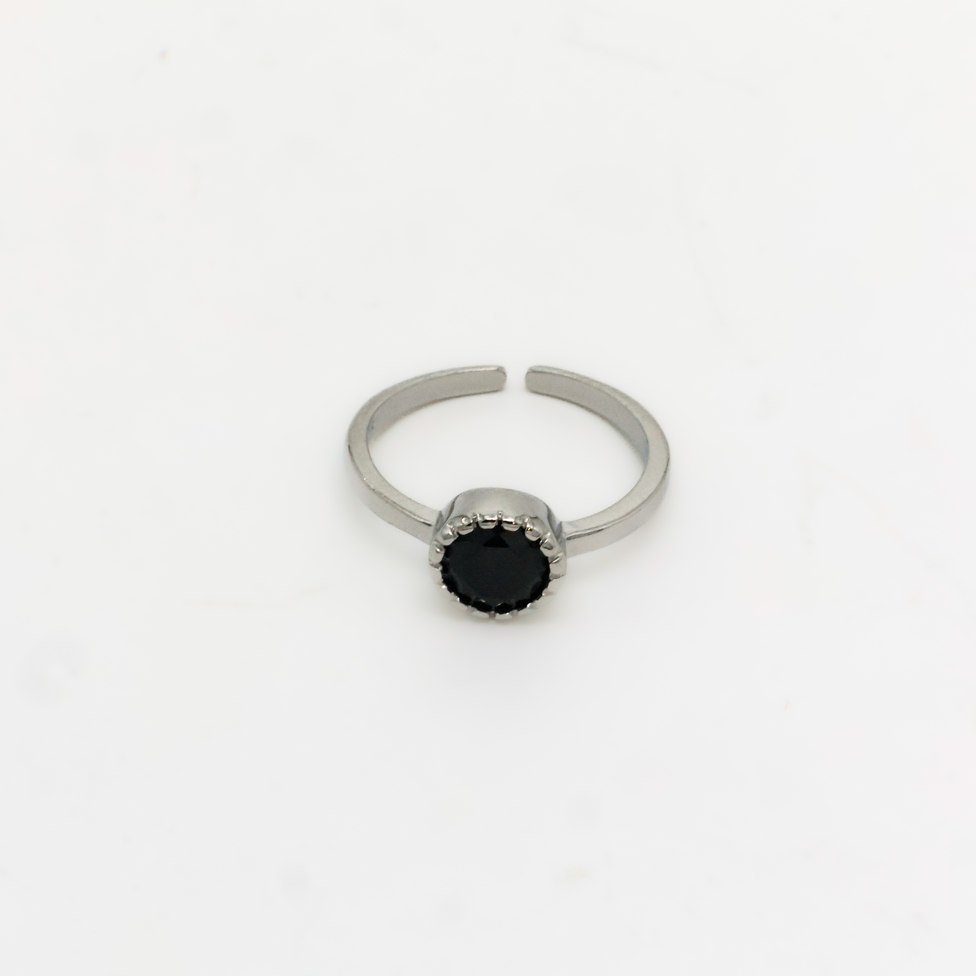 Silver Stone Toe Rings