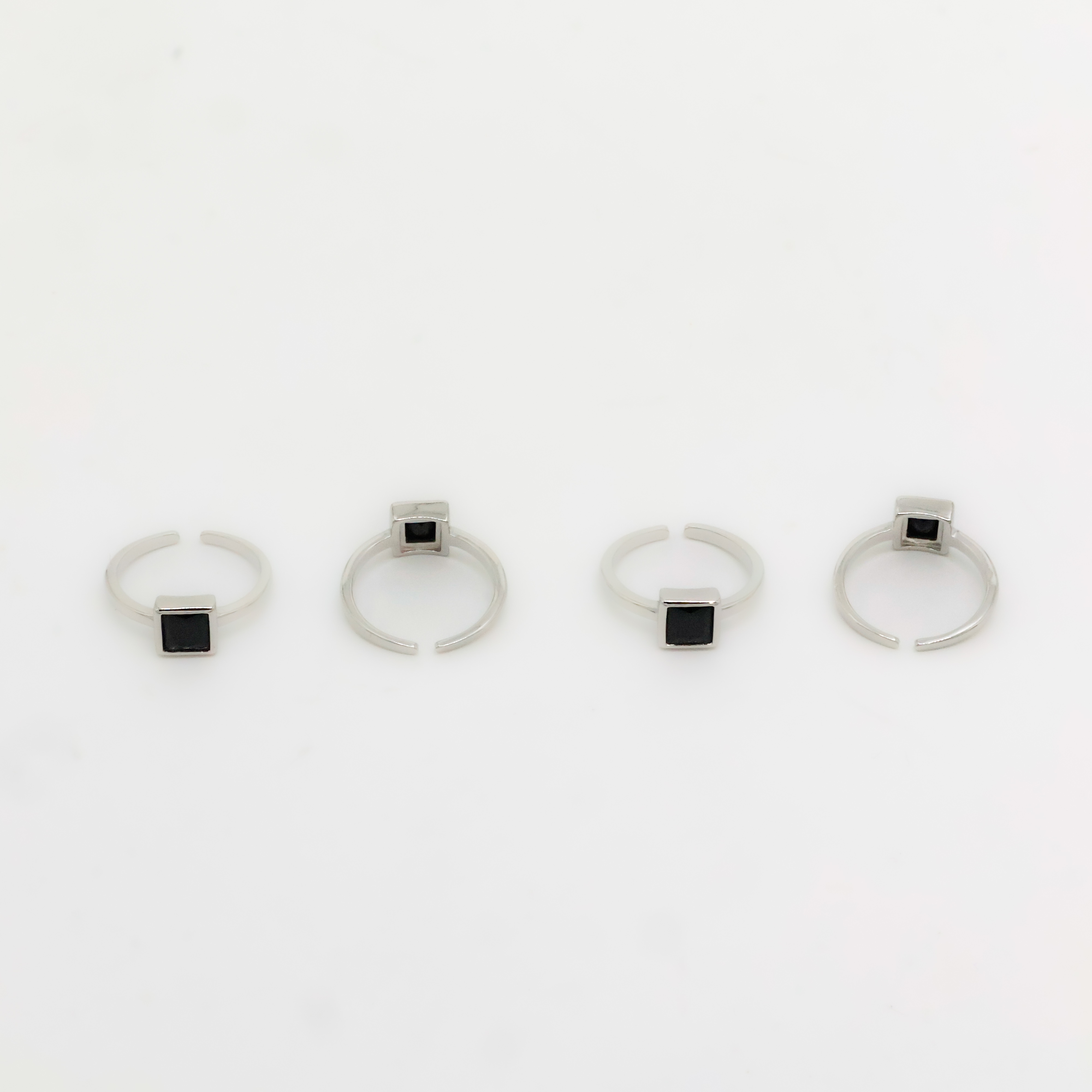Arham Silver Palace - Silver Square Toe Rings