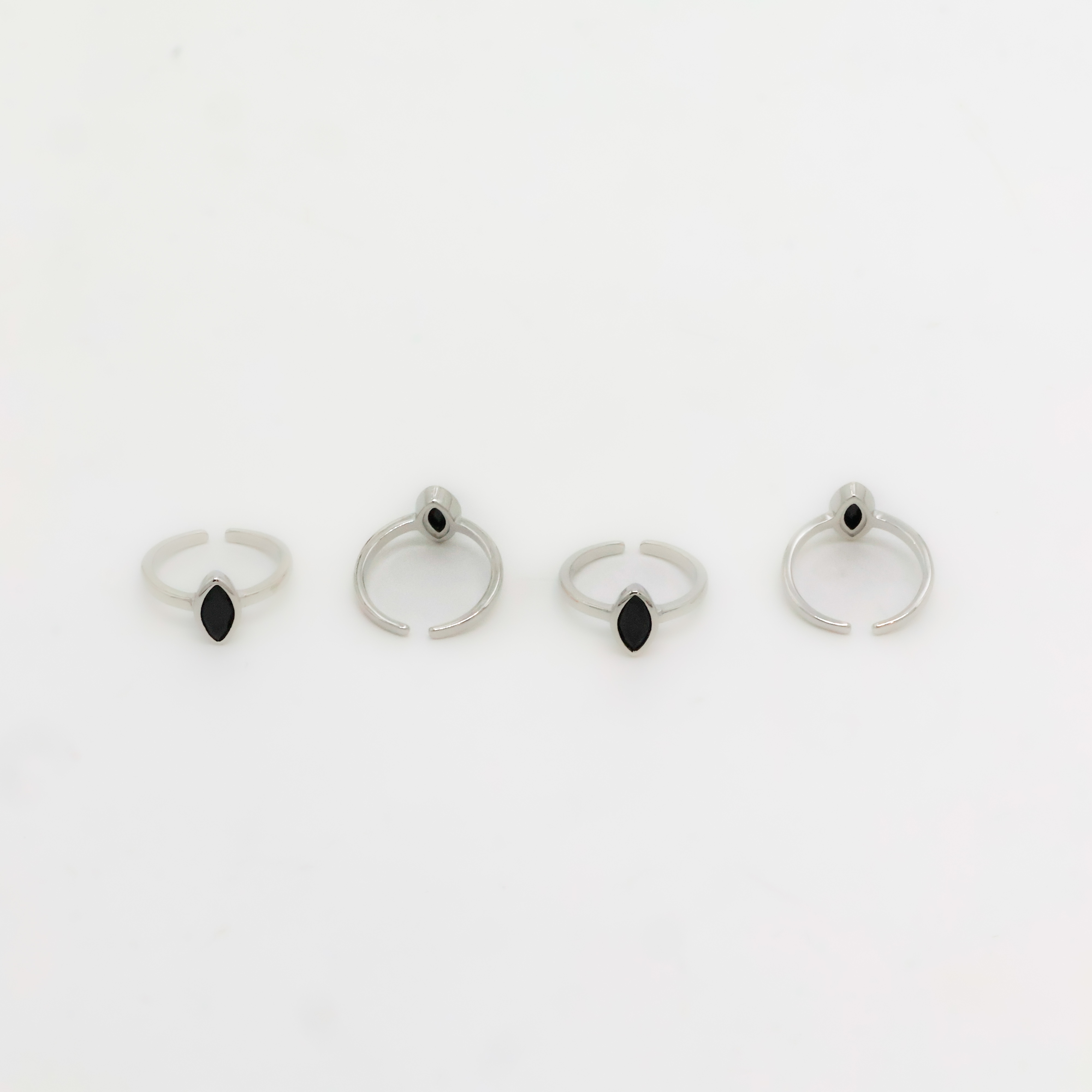 Arham Silver Palace - Silver Stone Toe Rings