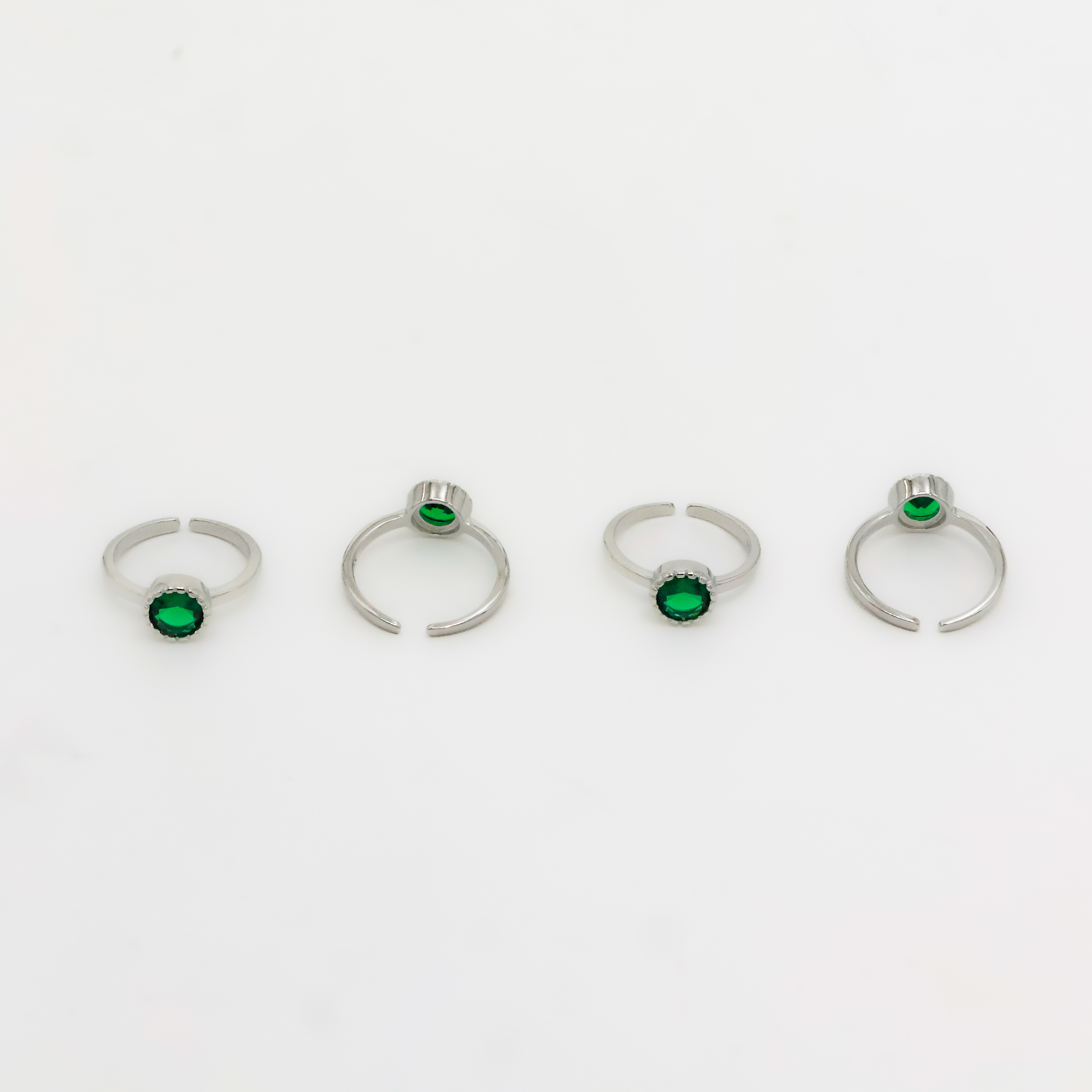 Arham Silver Palace - Silver Stone Toe Rings