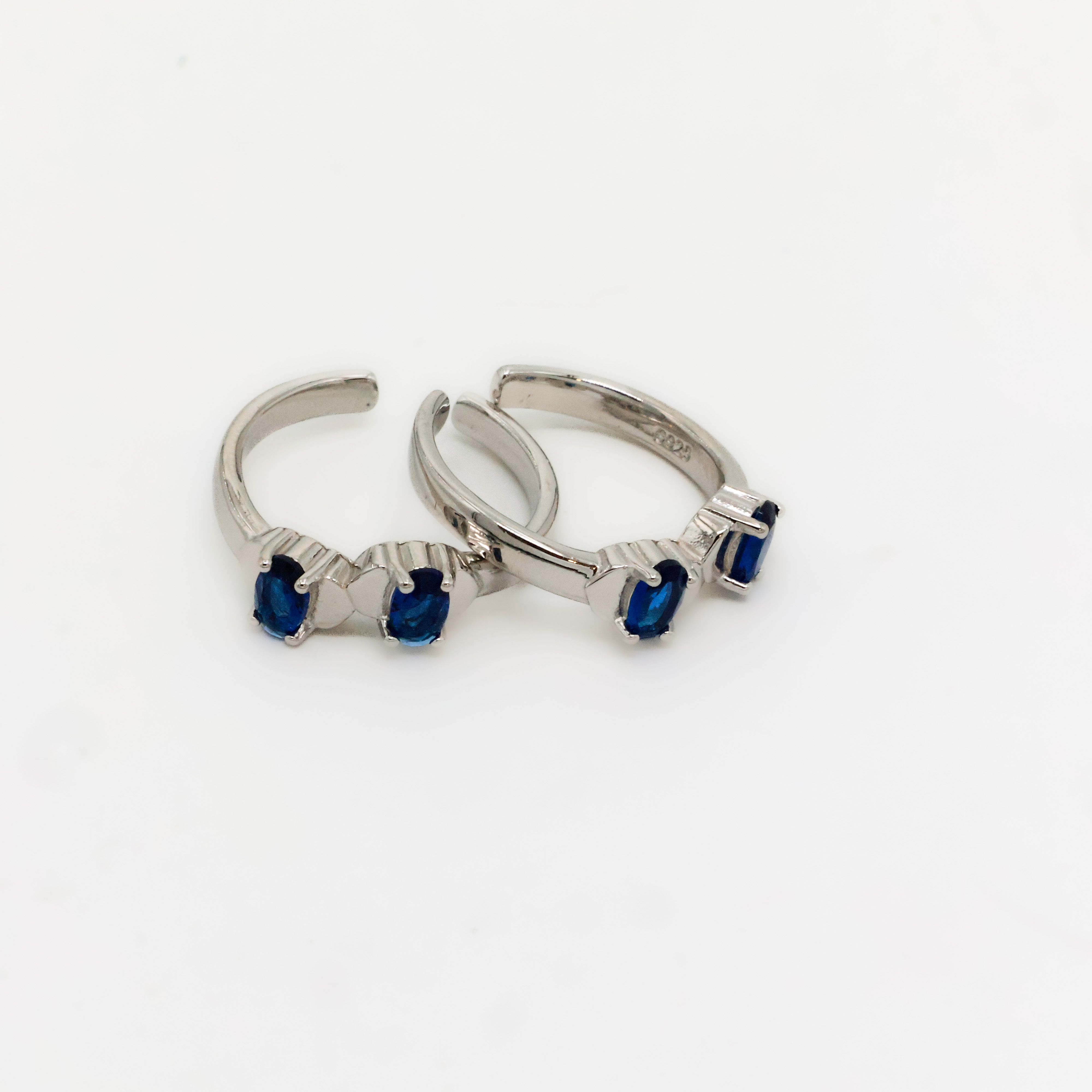 Arham Silver Palace - Silver Stone Toe Rings