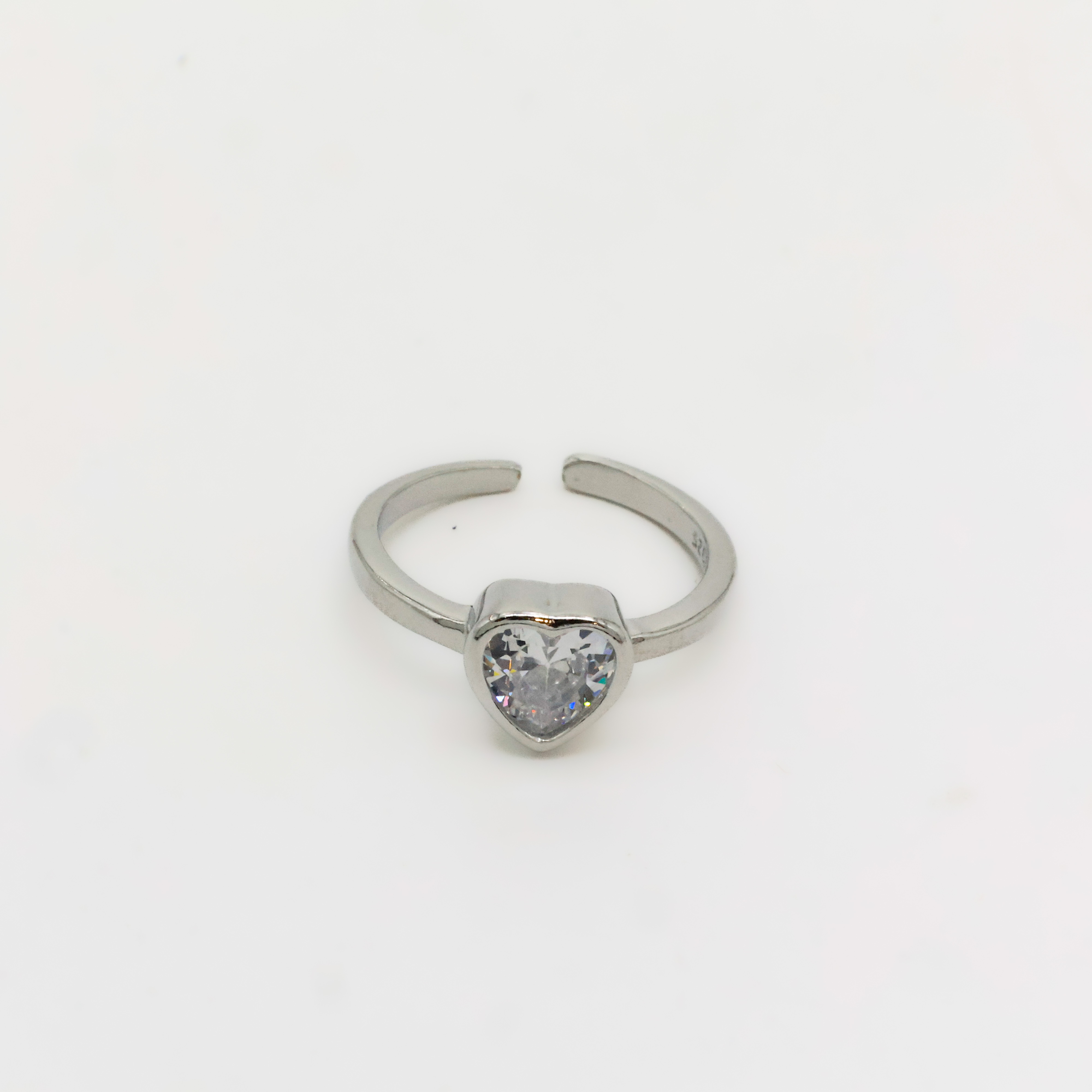 Silver Heart Toe Rings